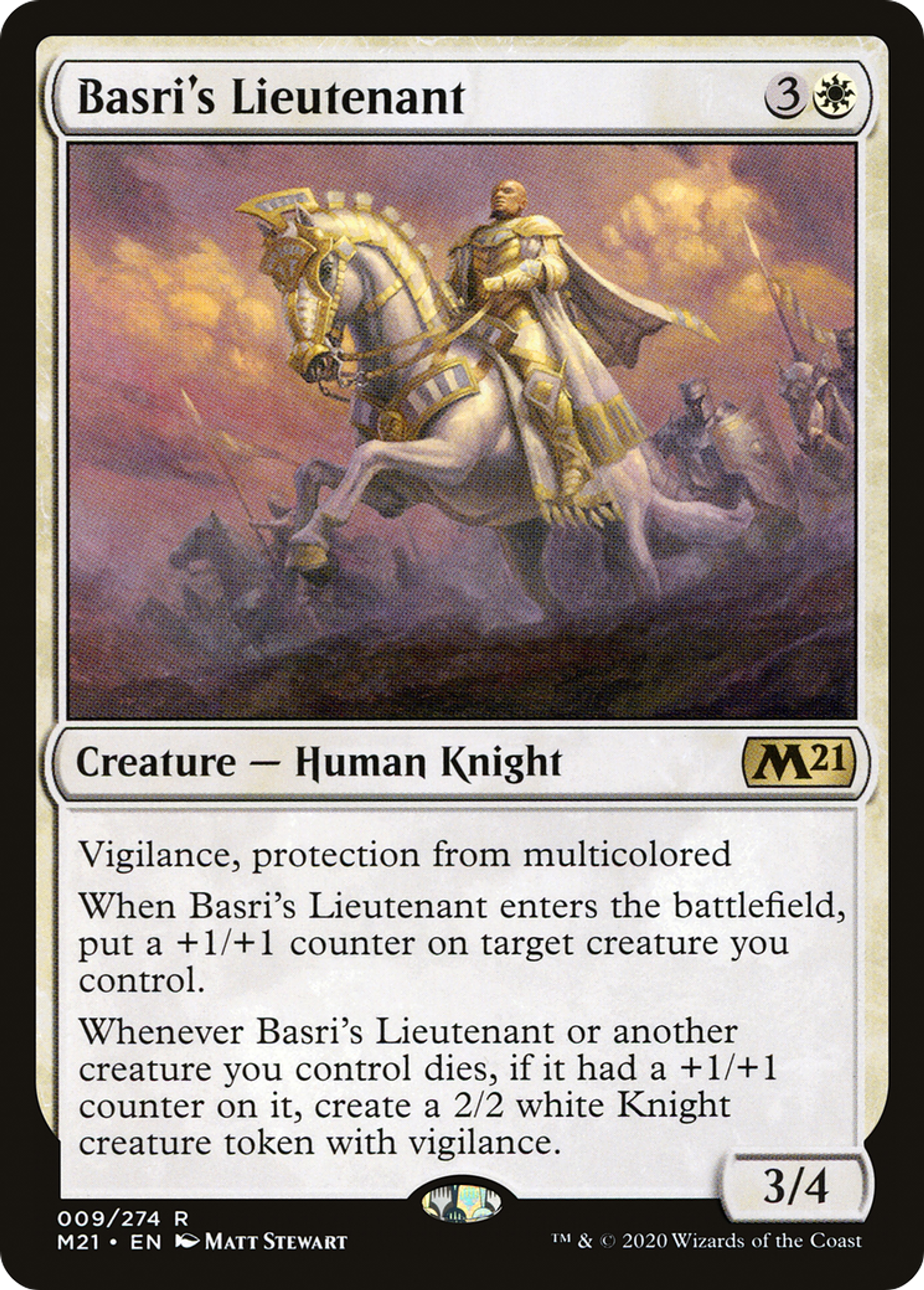 Basri's Lieutenant — Core Set 2021 — Magic: The Gathering