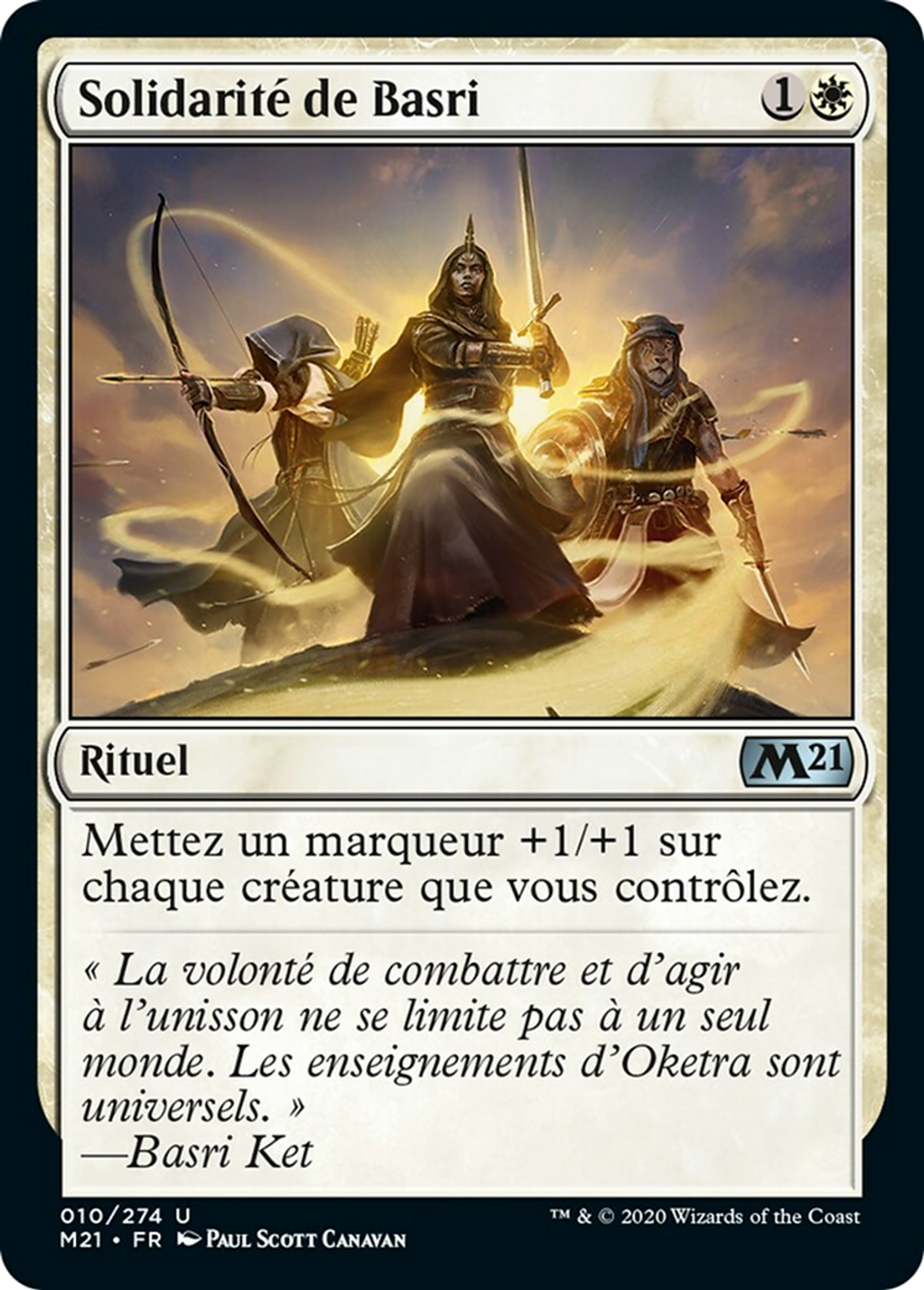 Solidarité de Basri — Core Set 2021 — Magic: The Gathering