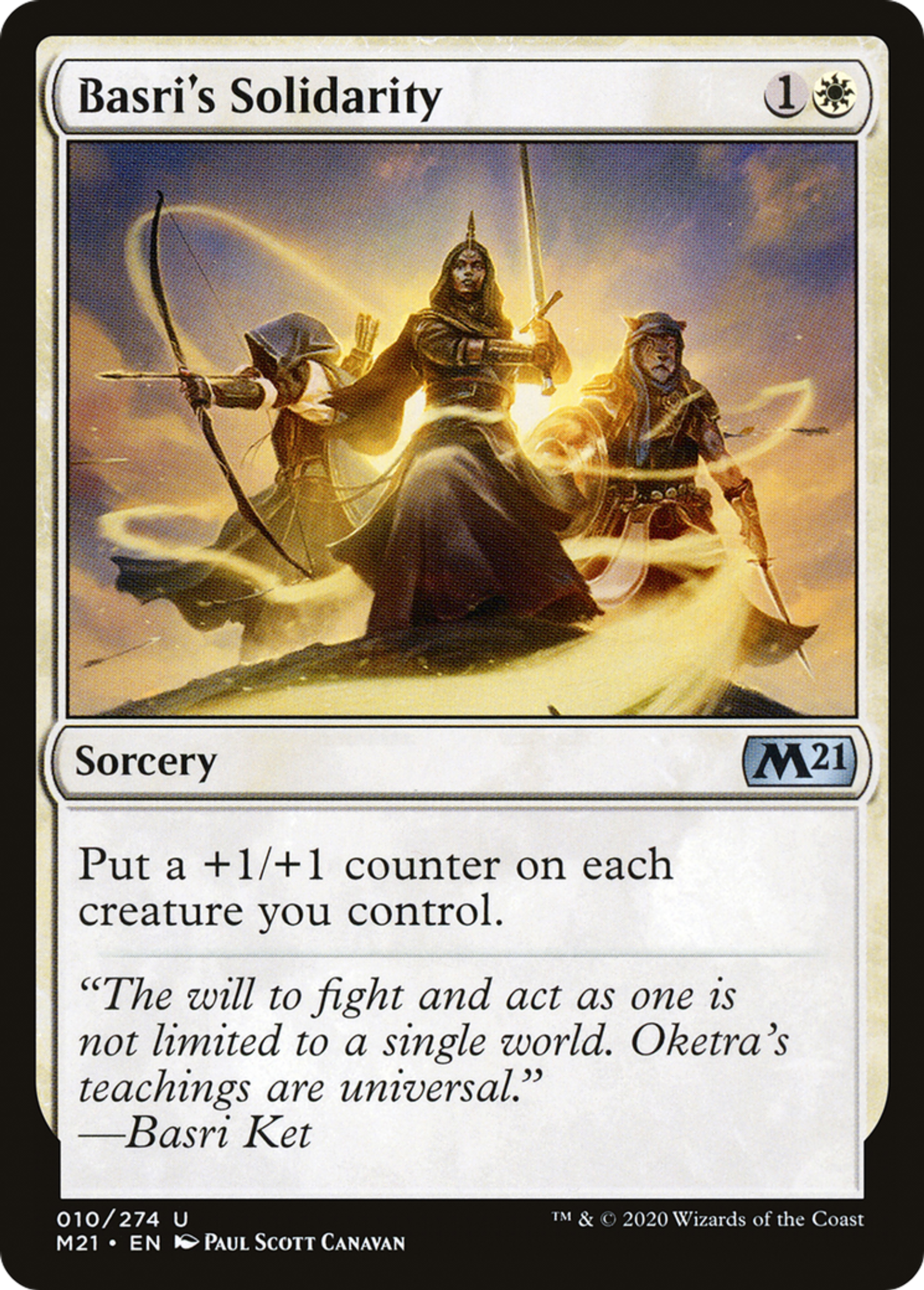 Basri's Solidarity — Core Set 2021 — Magic: The Gathering