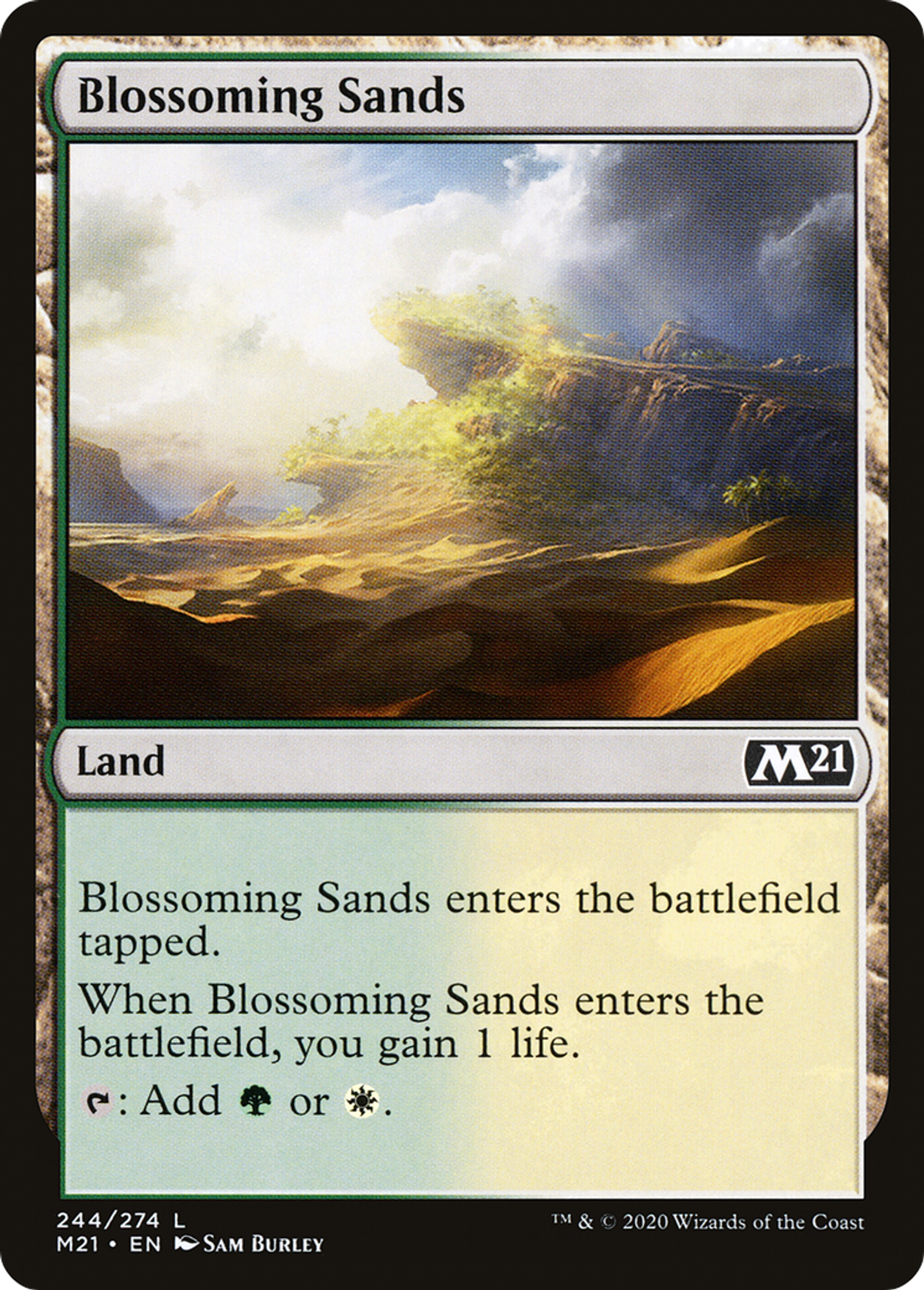 Sables verdoyants — Core Set 2021 — Magic: The Gathering
