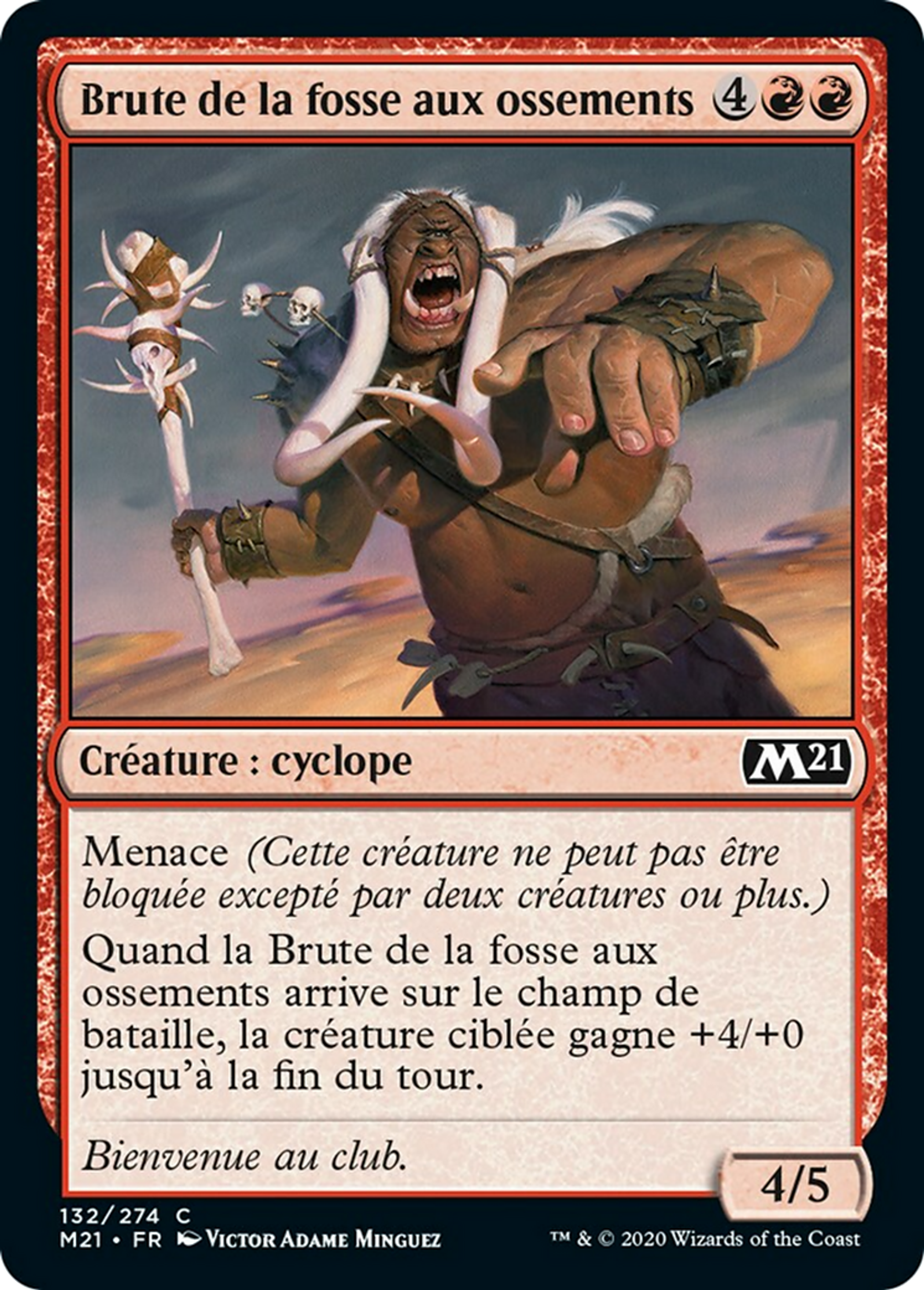 Brute de la fosse aux ossements — Core Set 2021 — Magic: The Gathering