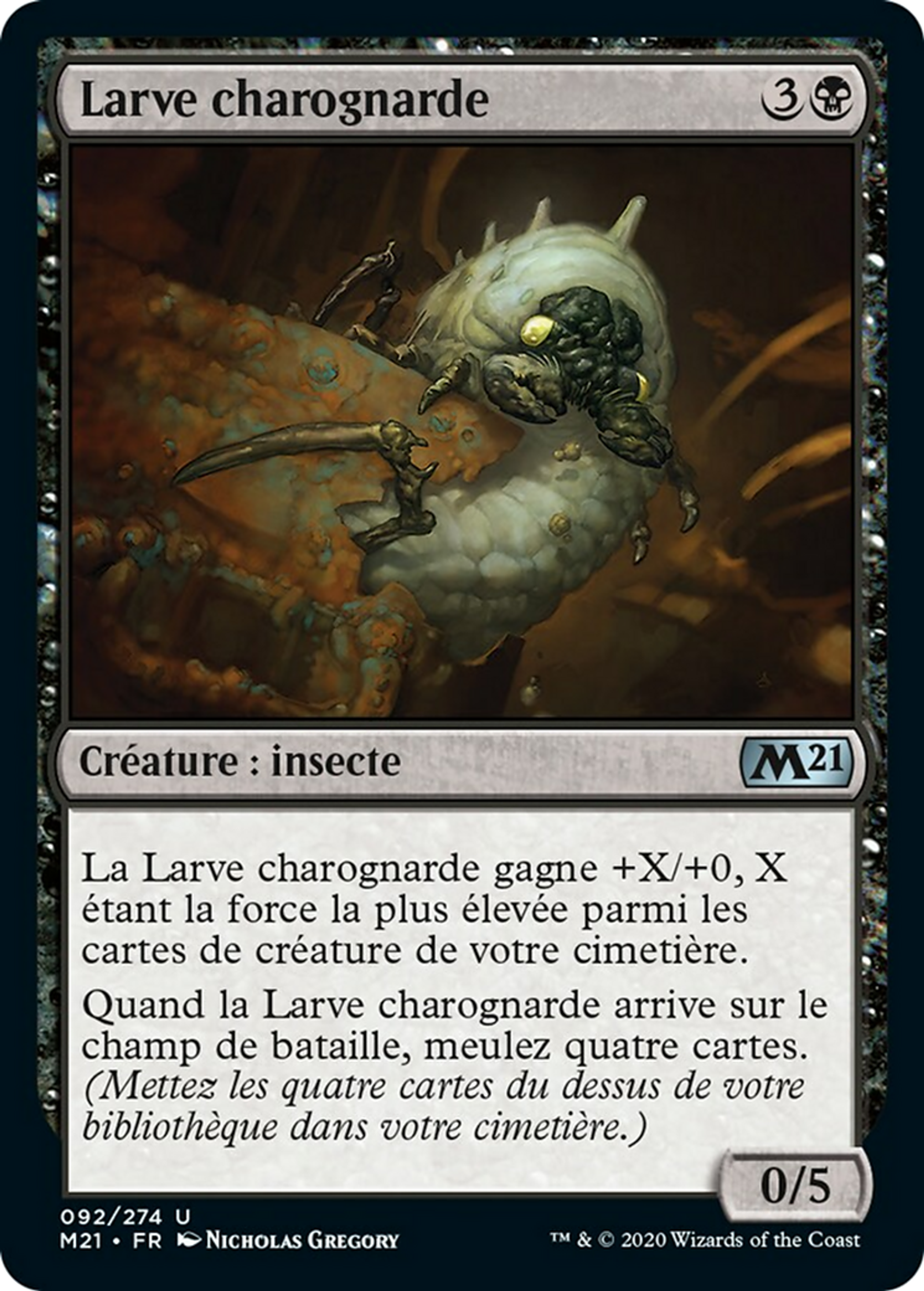 Larve charognarde — Core Set 2021 — Magic: The Gathering