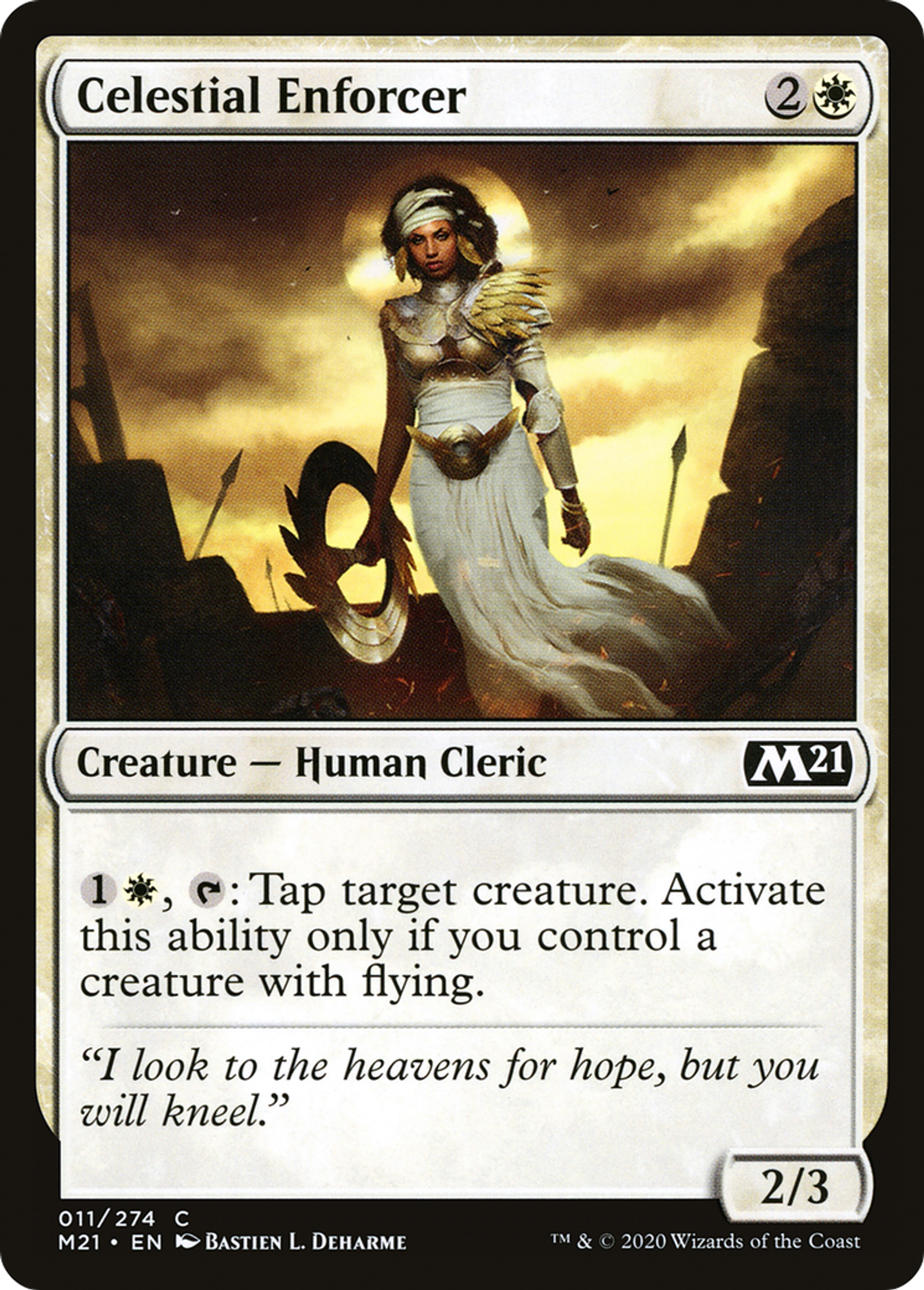 Celestial Enforcer — Core Set 2021 — Magic: The Gathering