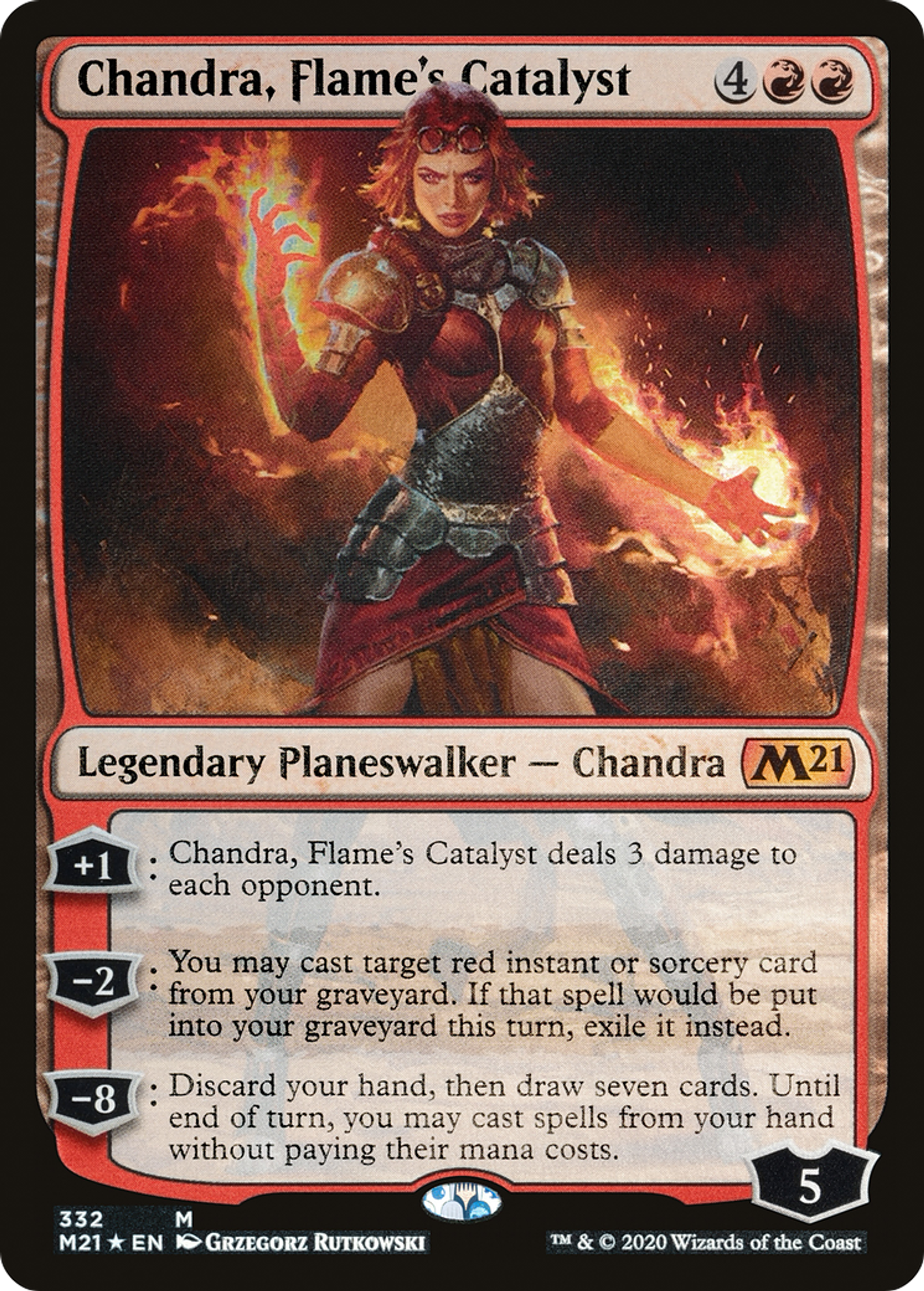 Chandra, Flame's Catalyst — Core Set 2021 — Magic: The Gathering