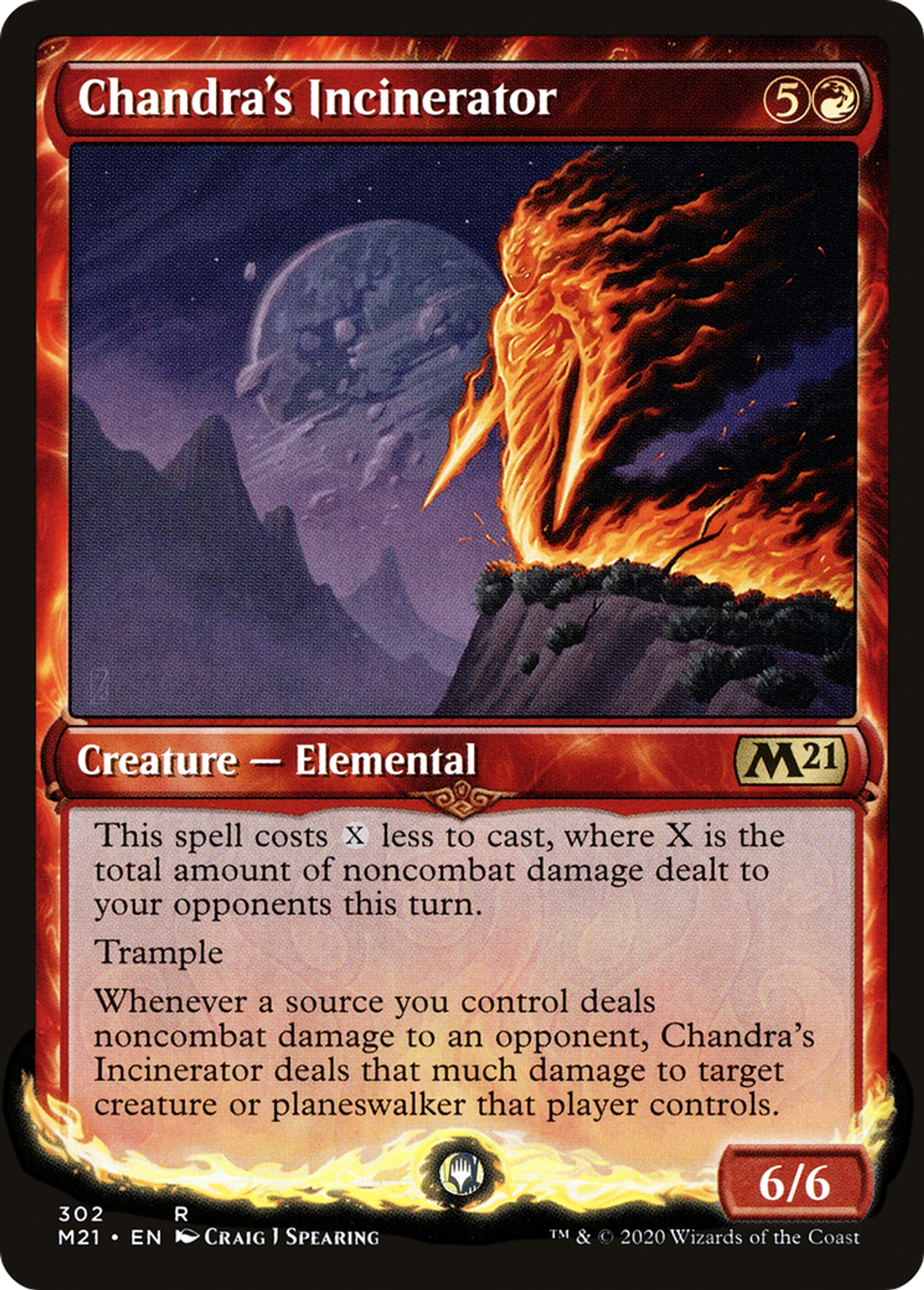 Incinérateur de Chandra — Core Set 2021 — Magic: The Gathering