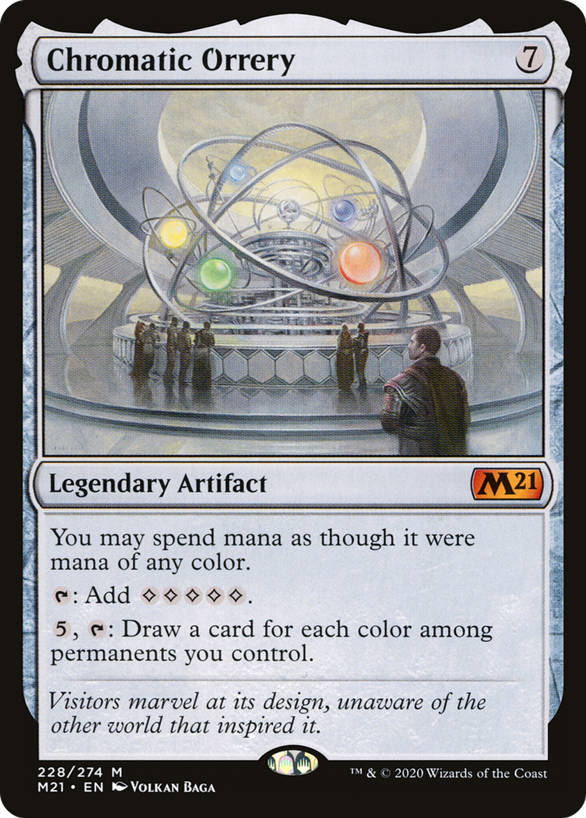 Planétaire mécanique chromatique — Core Set 2021 — Magic: The Gathering