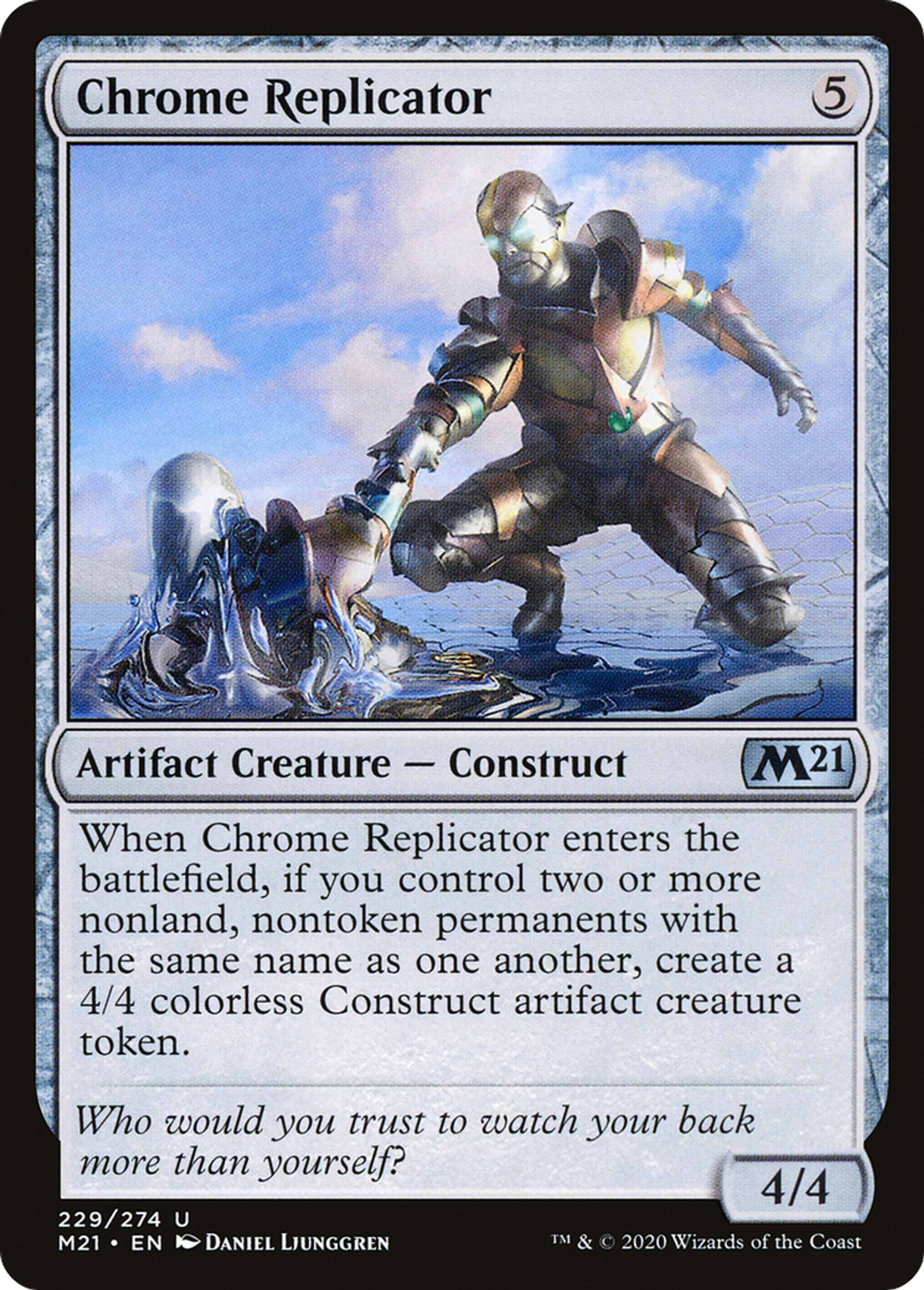 Chrome Replicator — Core Set 2021 — Magic: The Gathering