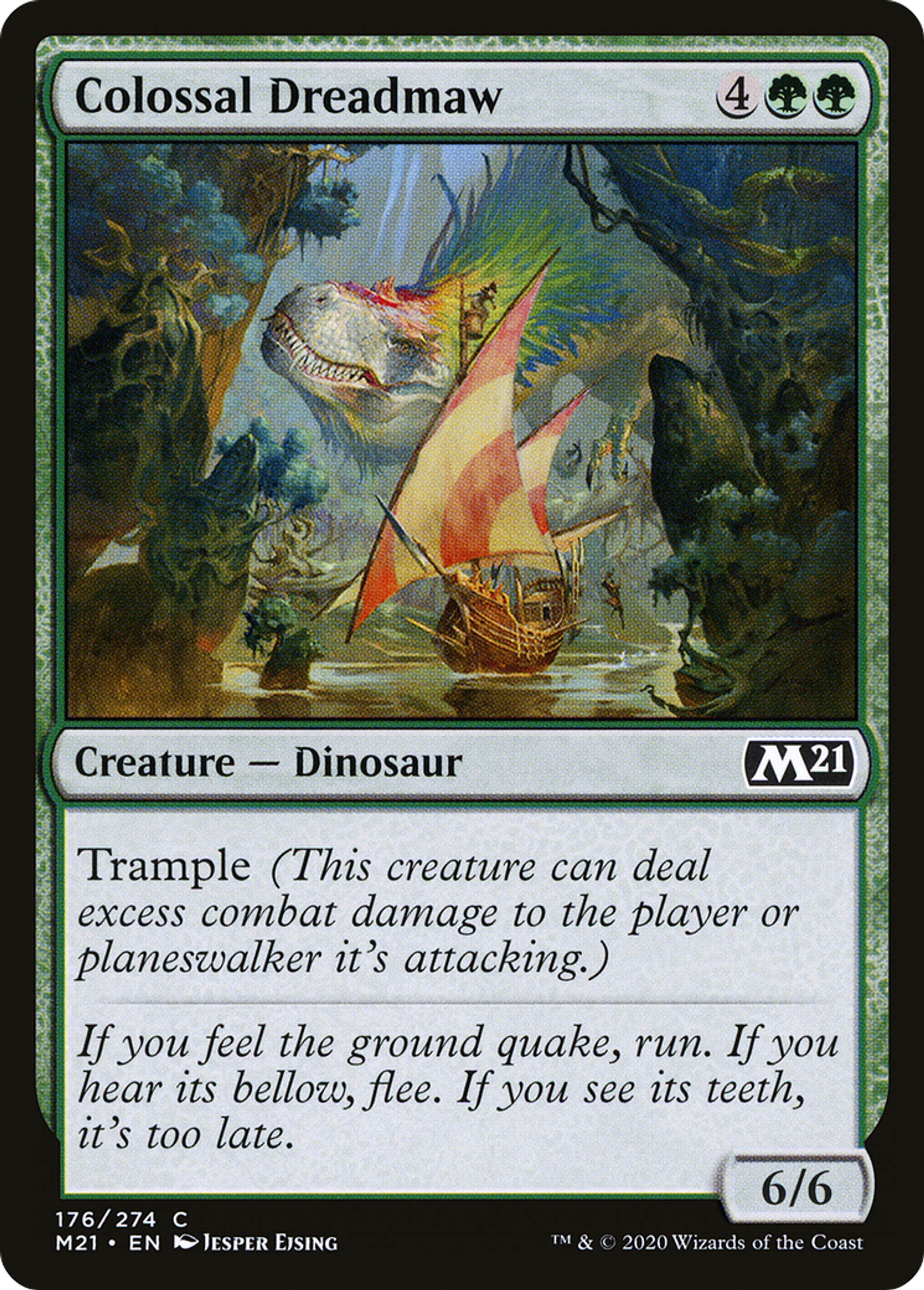 Colossal Dreadmaw — Core Set 2021 — Magic: The Gathering