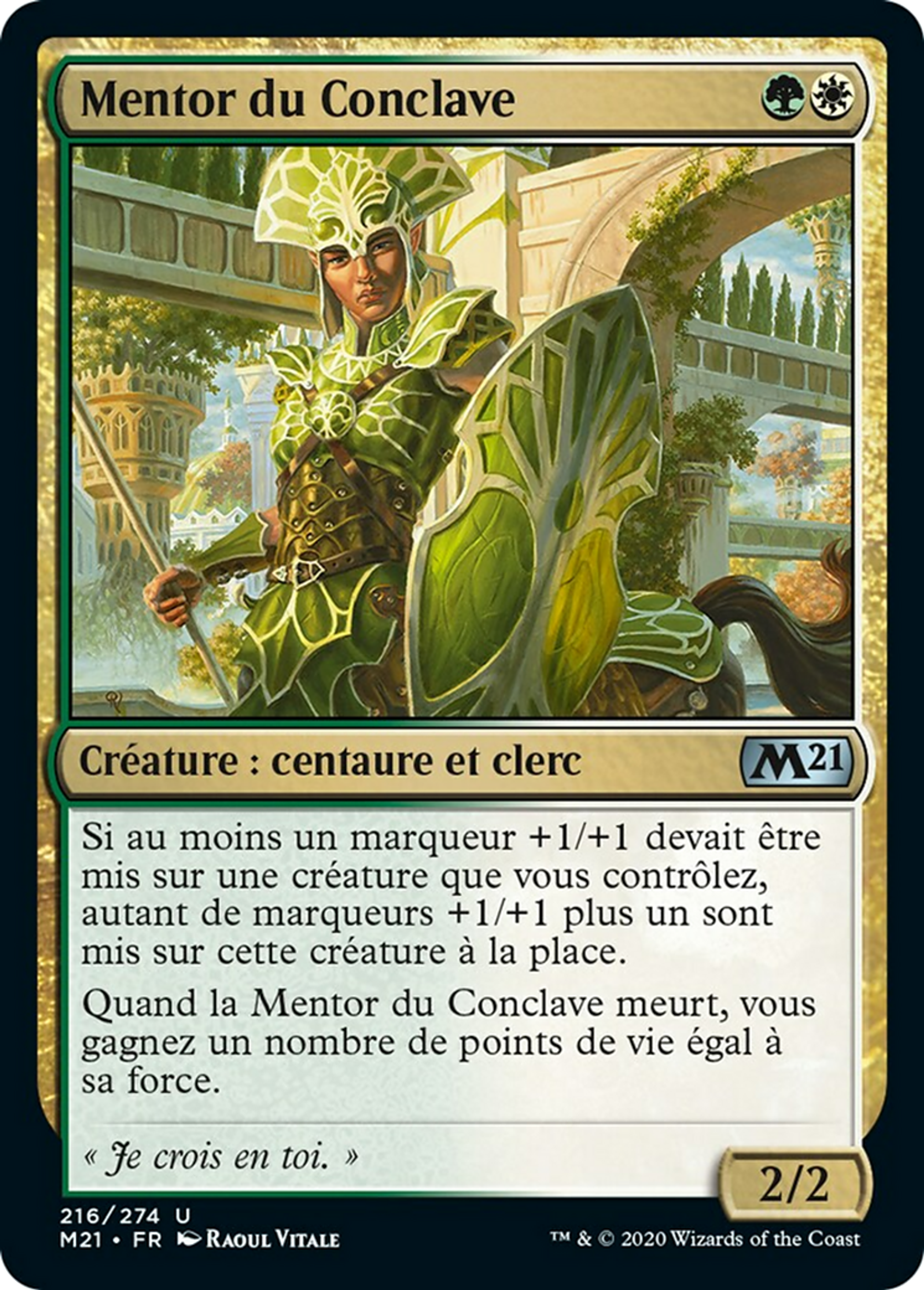 Mentor du Conclave — Core Set 2021 — Magic: The Gathering