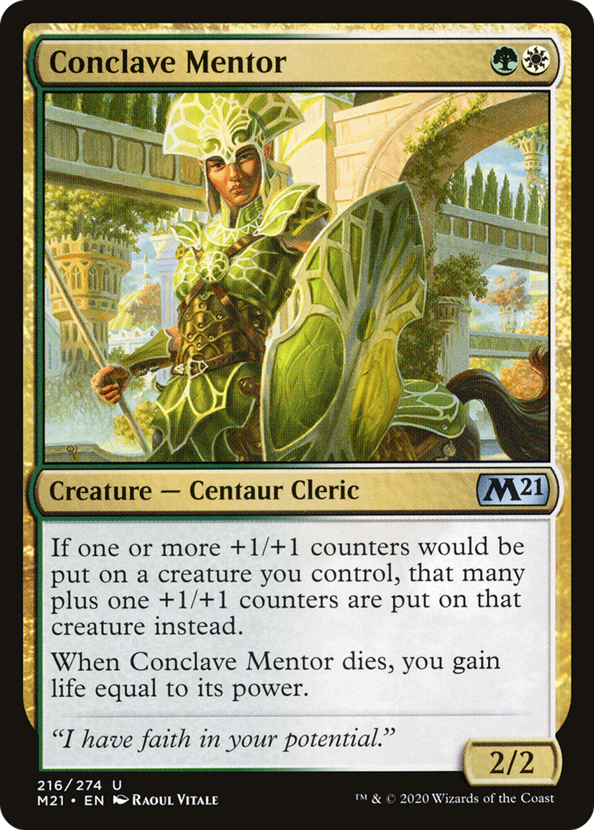 Conclave Mentor — Core Set 2021 — Magic: The Gathering