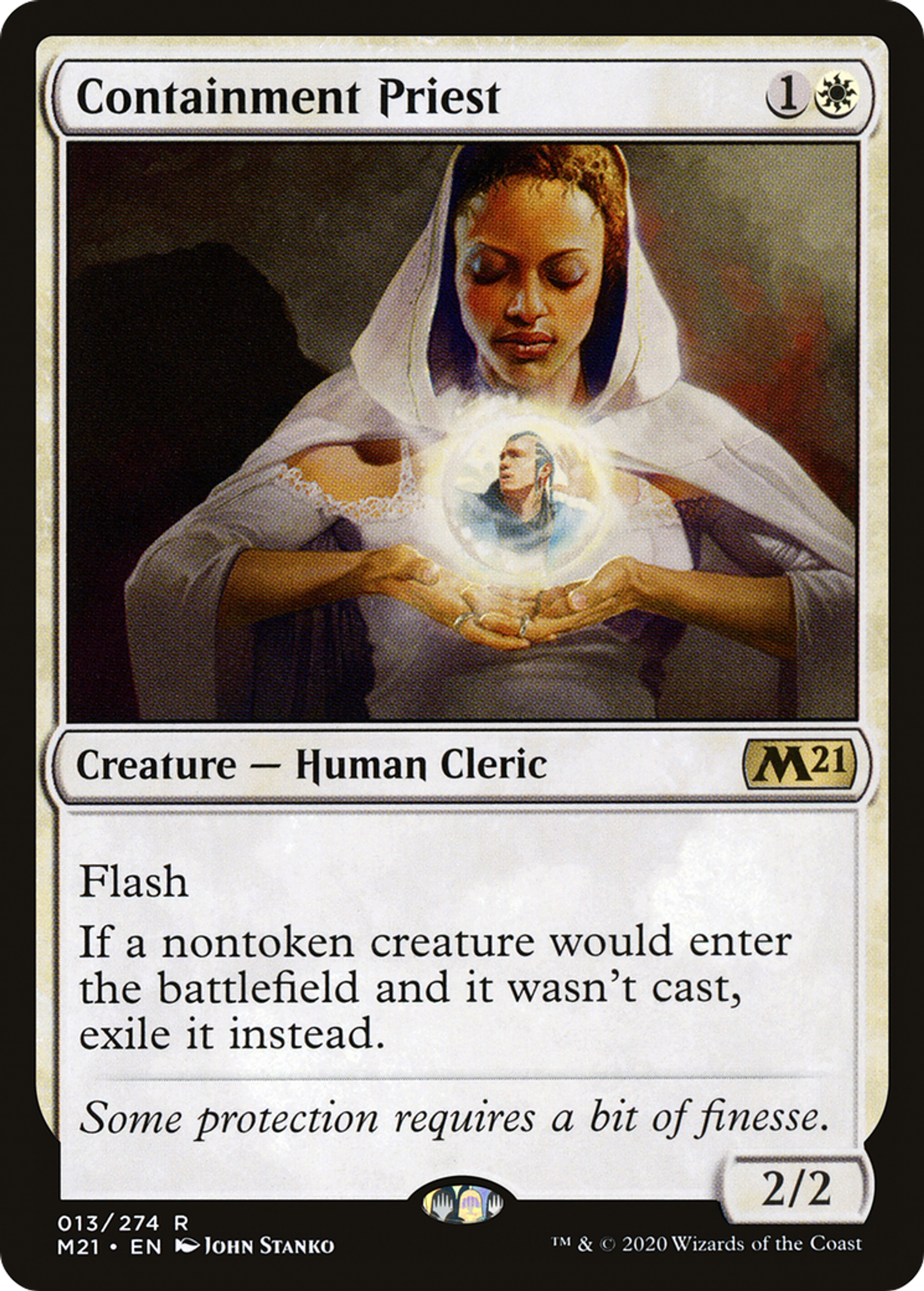 Containment Priest — Core Set 2021 — Magic: The Gathering