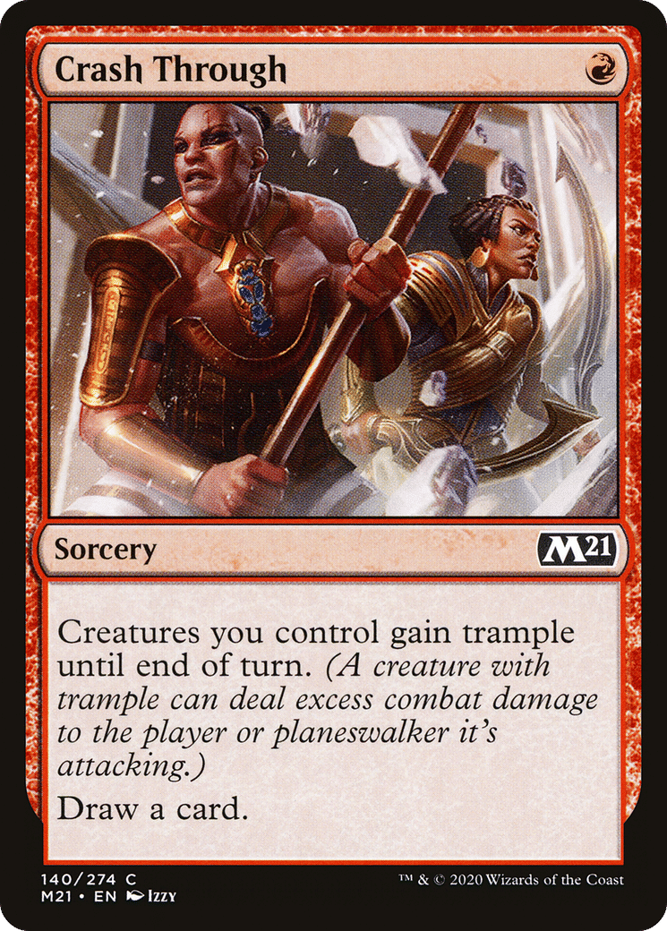 Crash Through — Core Set 2021 — Magic: The Gathering
