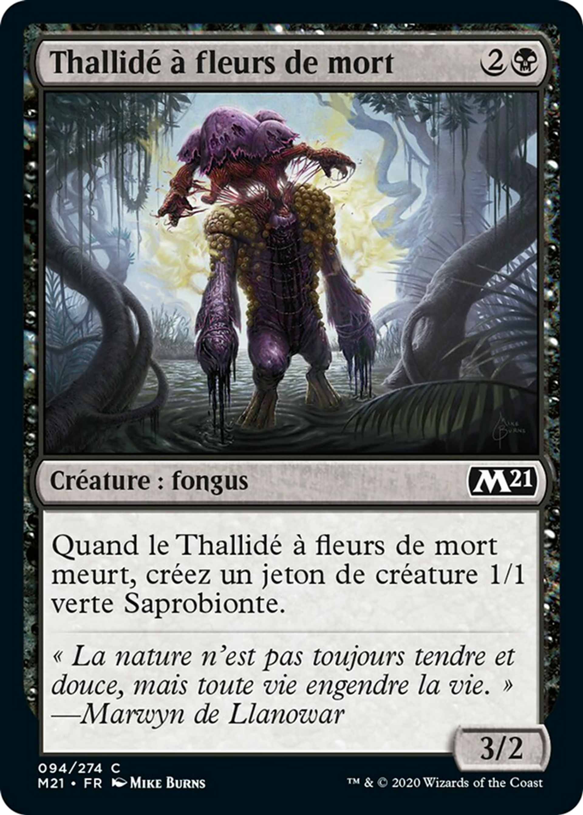 Thallidé à fleurs de mort — Core Set 2021 — Magic: The Gathering
