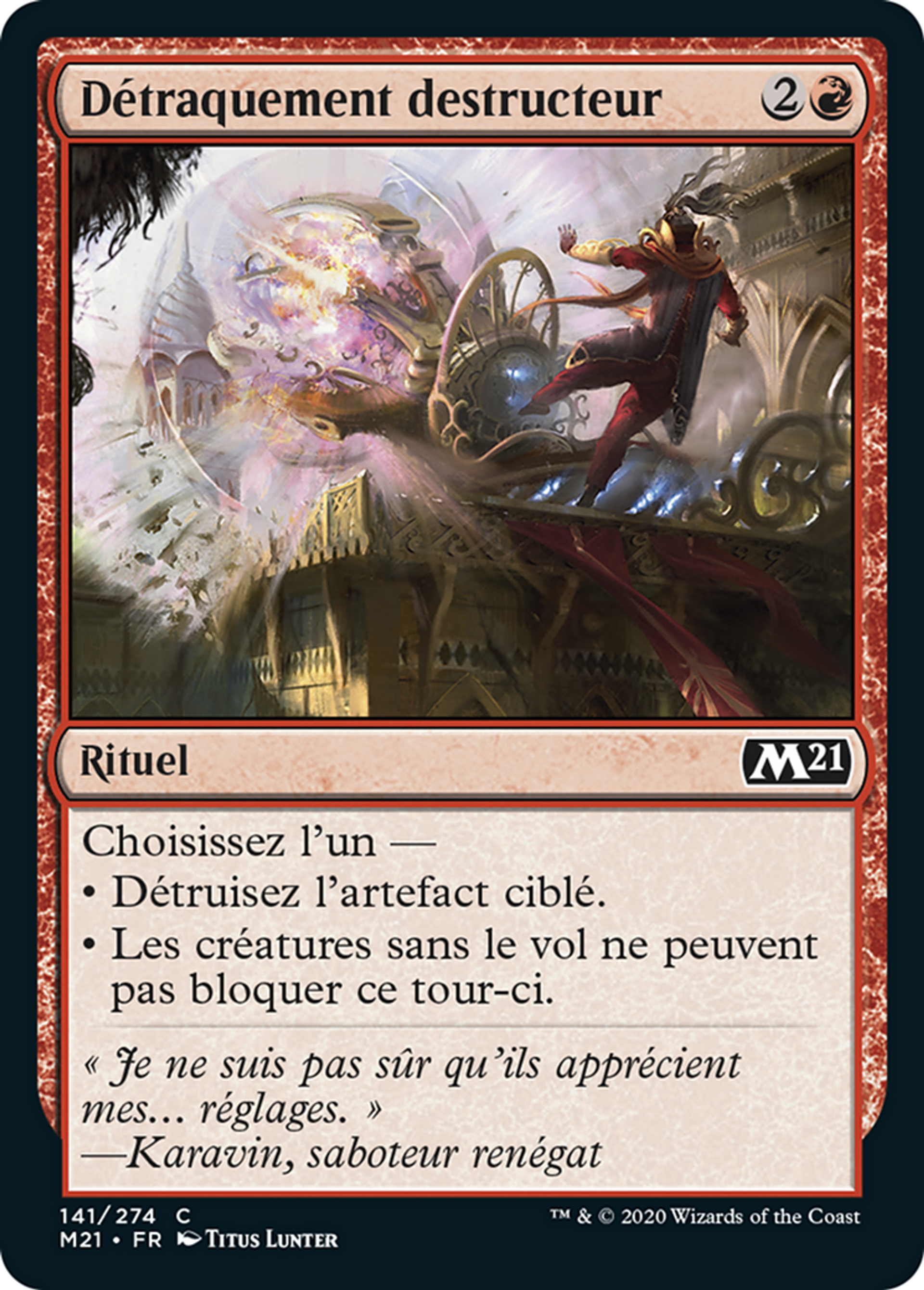 Détraquement destructeur — Core Set 2021 — Magic: The Gathering