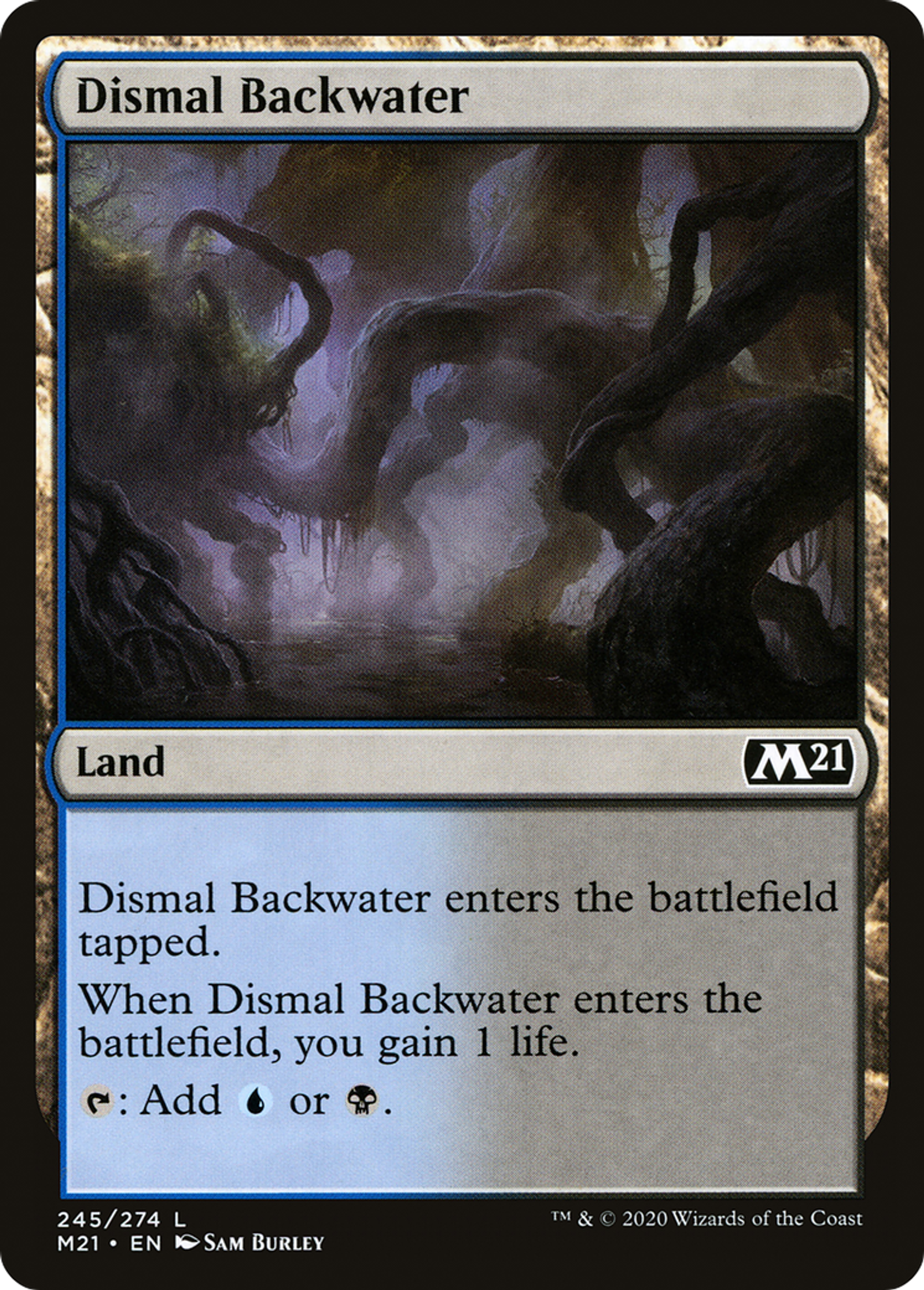 Dismal Backwater — Core Set 2021 — Magic: The Gathering