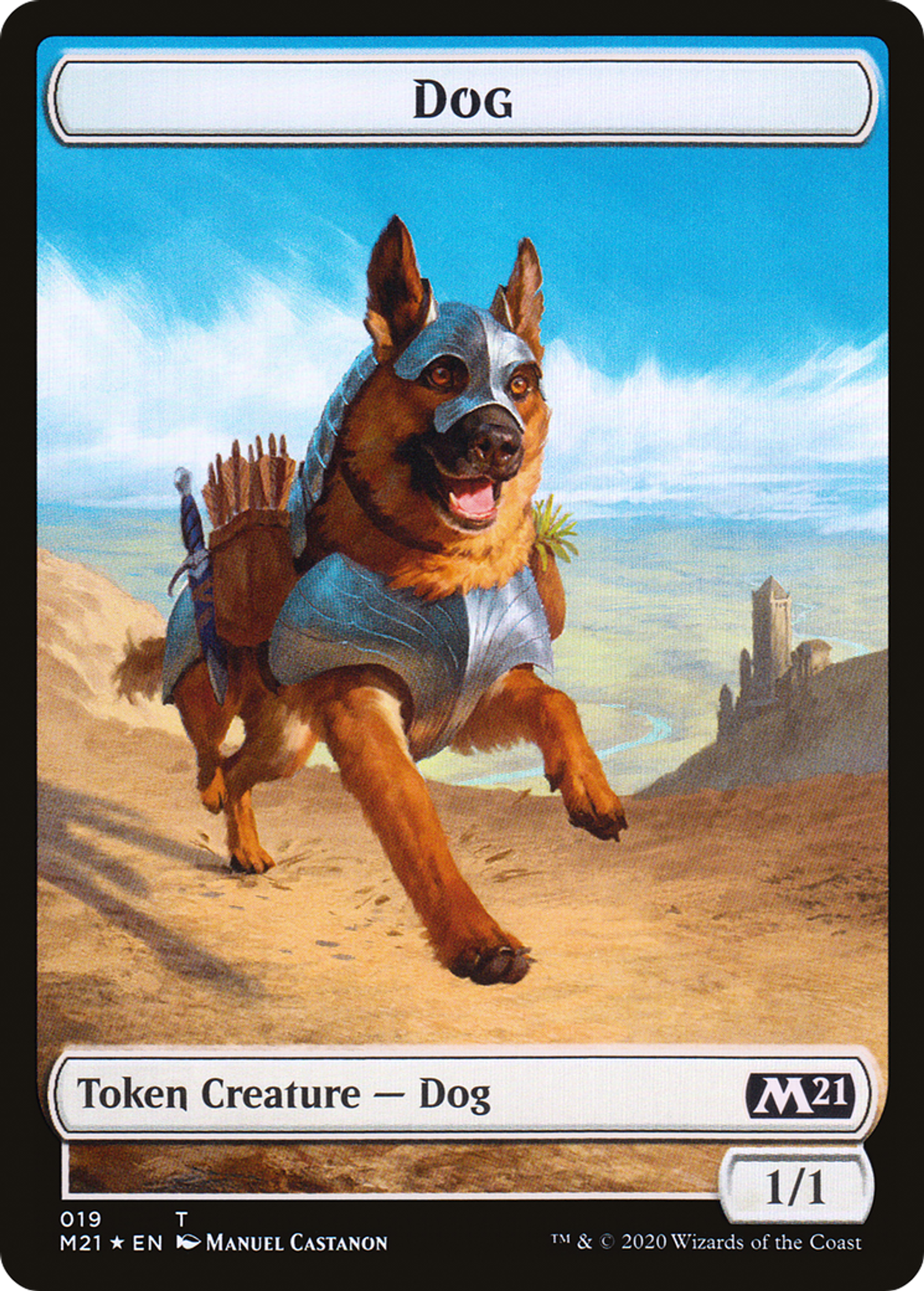 Dog — Core Set 2021 — Magic: The Gathering