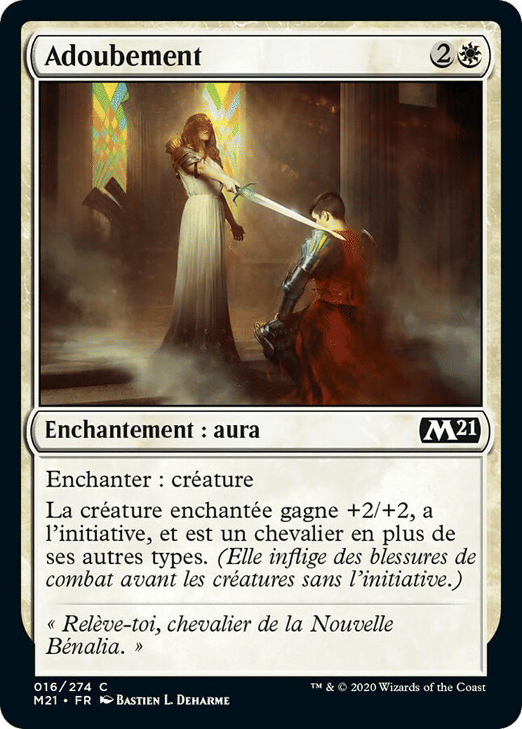 Adoubement — Core Set 2021 — Magic: The Gathering