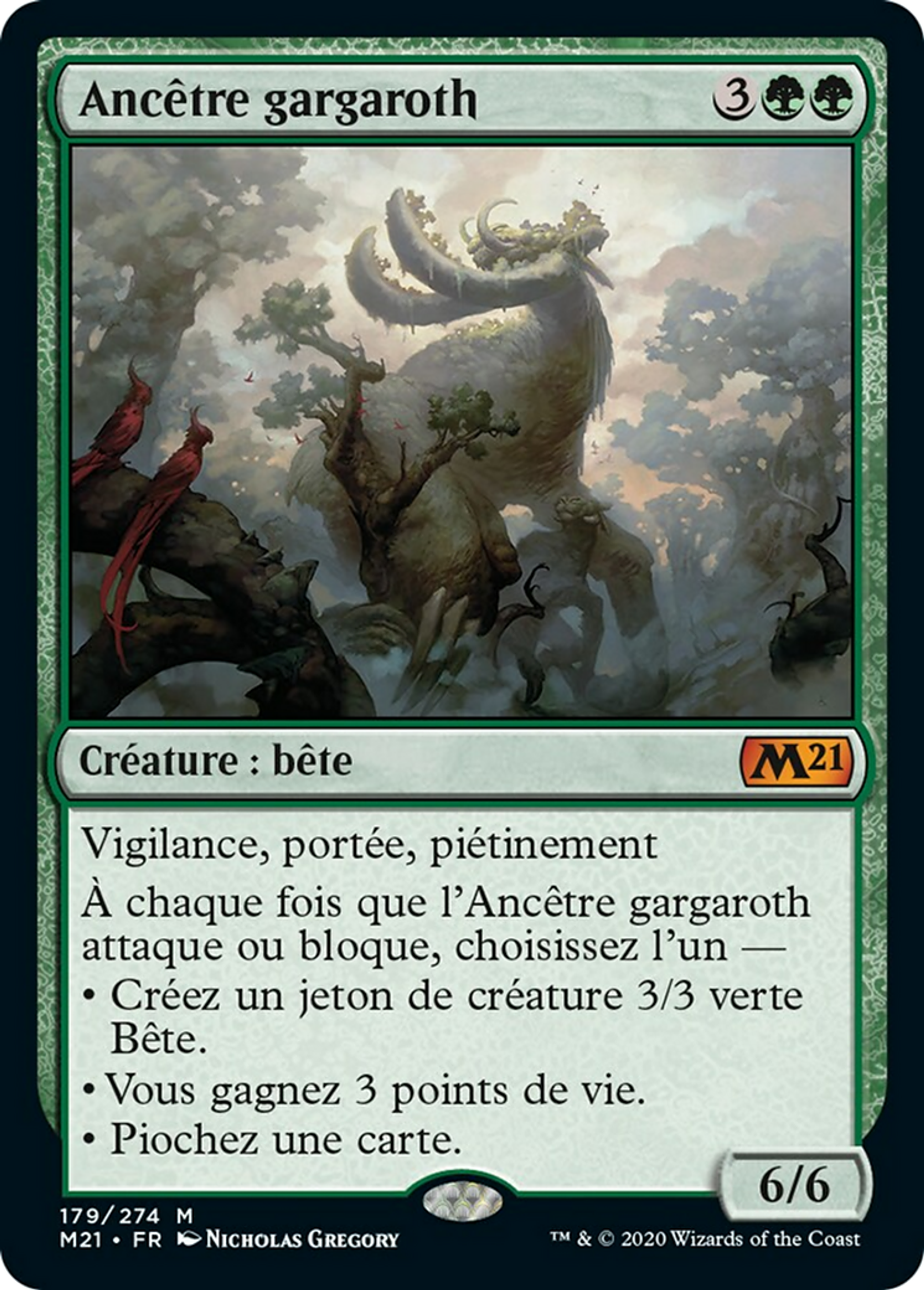 Ancêtre gargaroth — Core Set 2021 — Magic: The Gathering