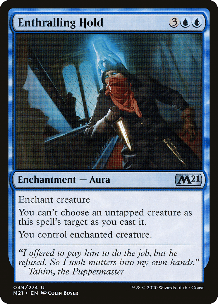 Enthralling Hold — Core Set 2021 — Magic: The Gathering