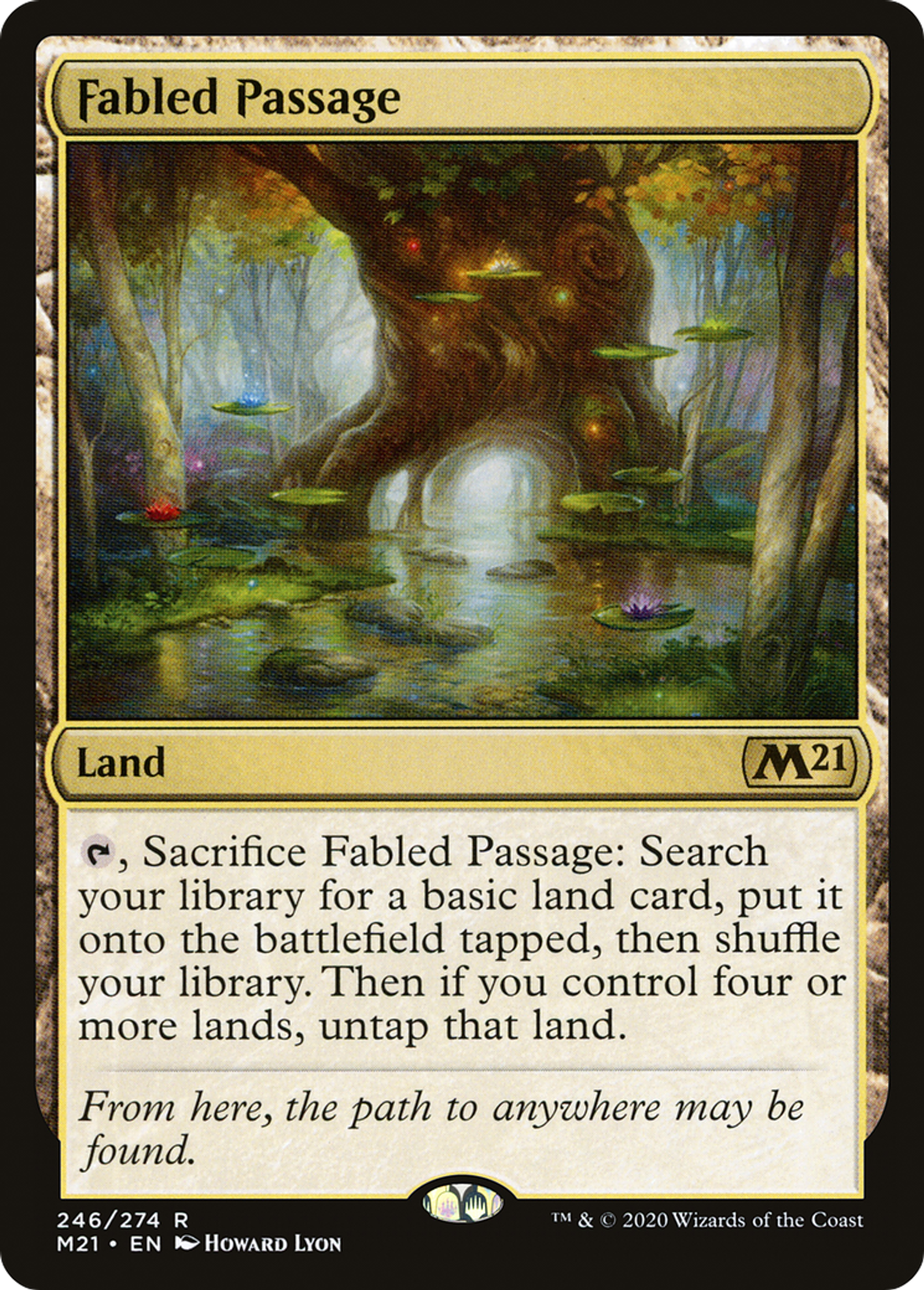 Fabled Passage — Core Set 2021 — Magic: The Gathering