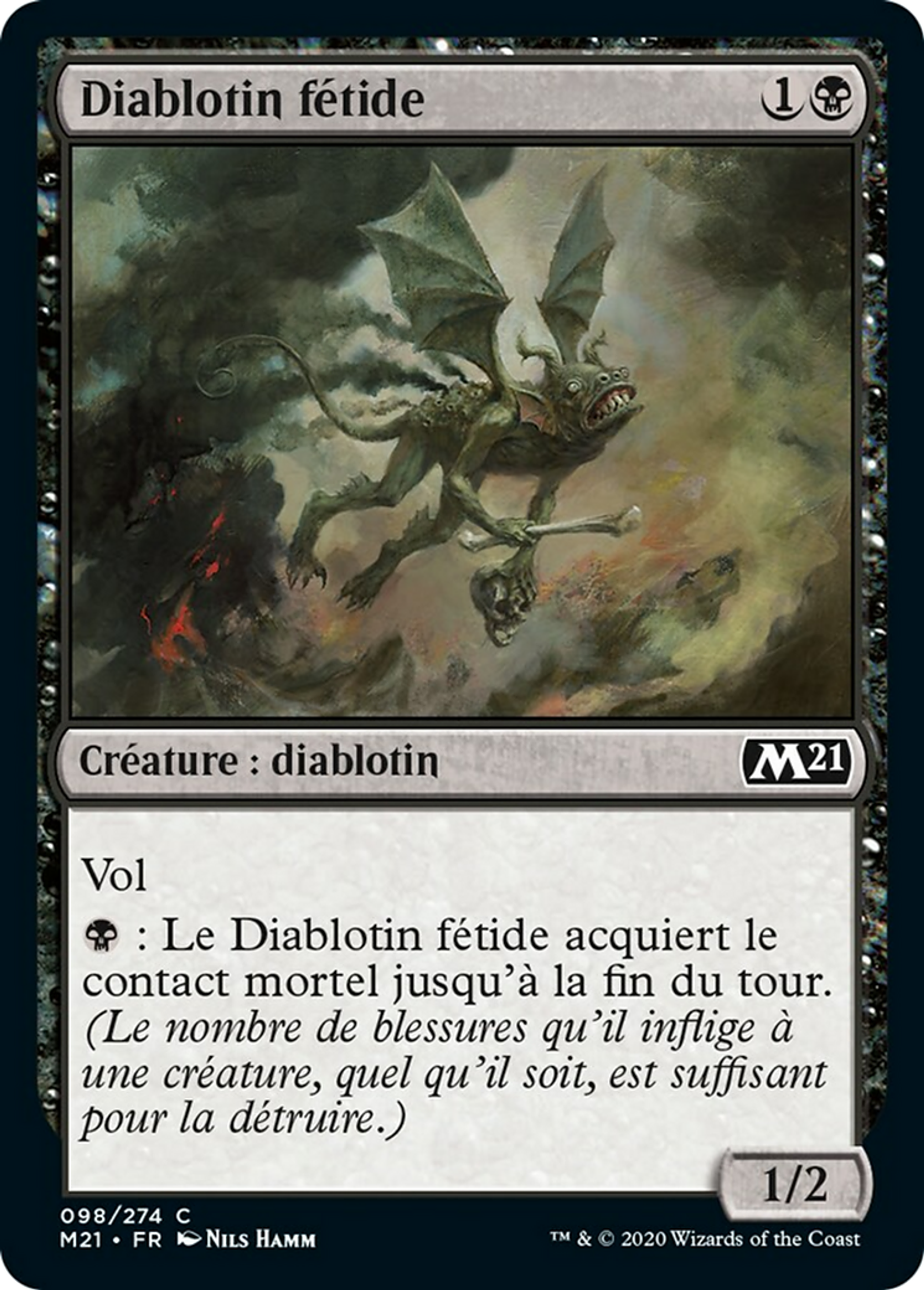 Diablotin fétide — Core Set 2021 — Magic: The Gathering