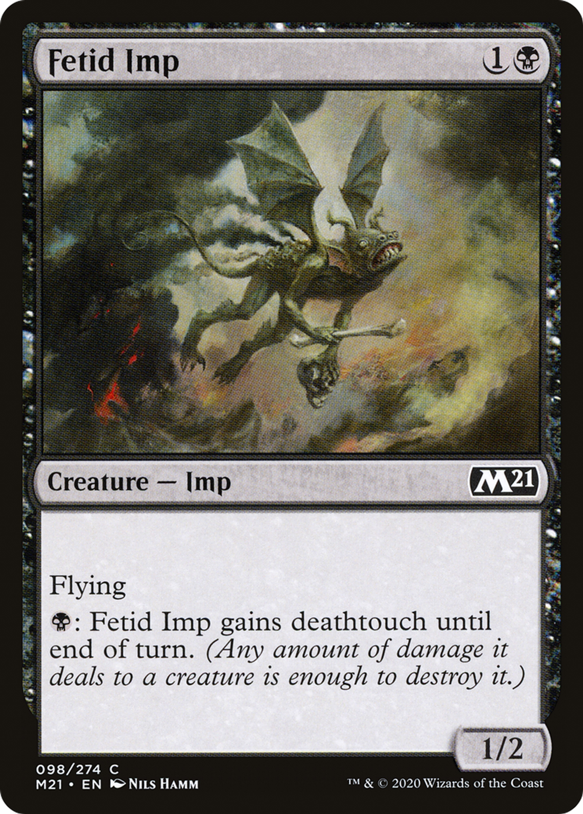 Fetid Imp — Core Set 2021 — Magic: The Gathering