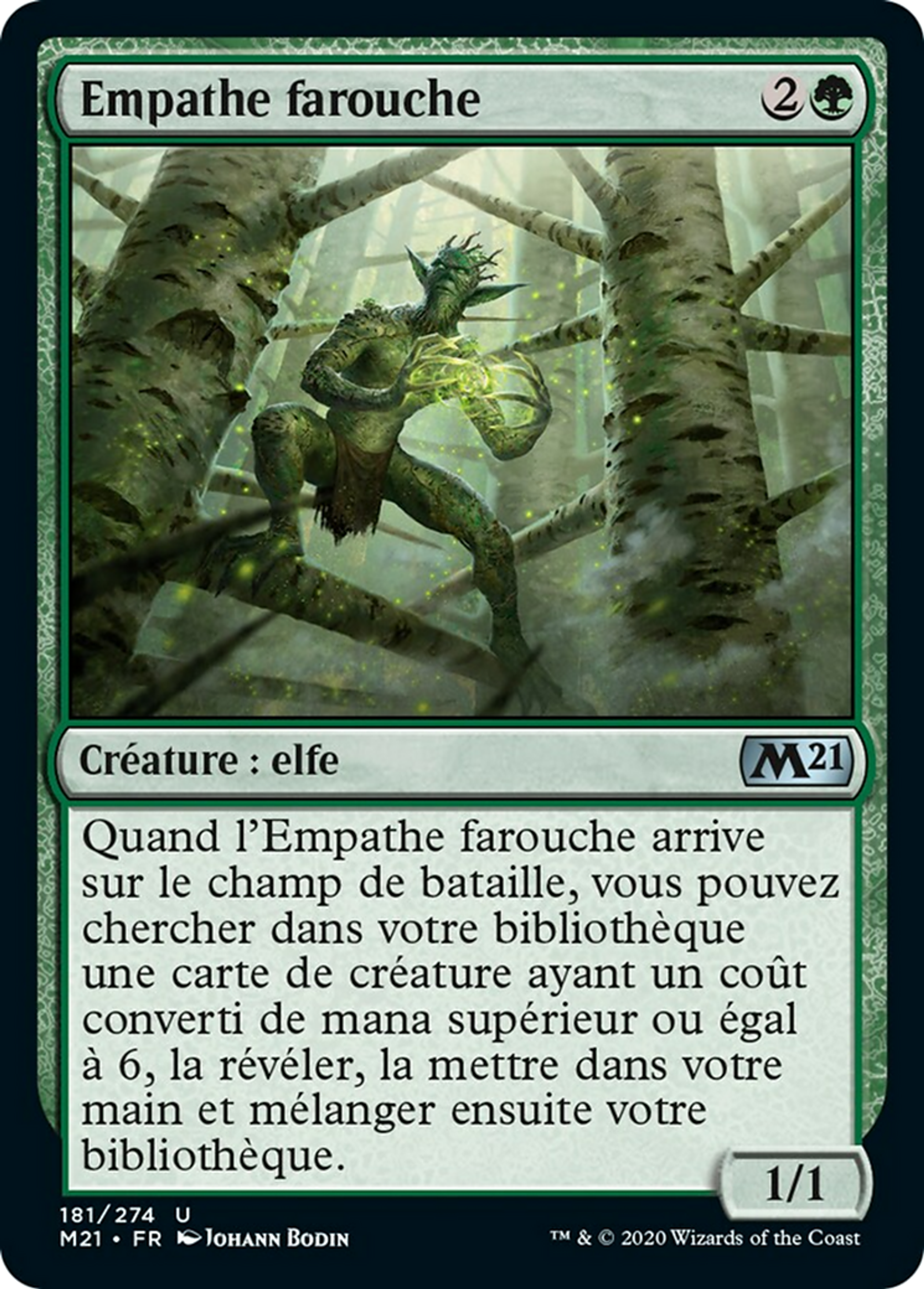 Empathe farouche — Core Set 2021 — Magic: The Gathering