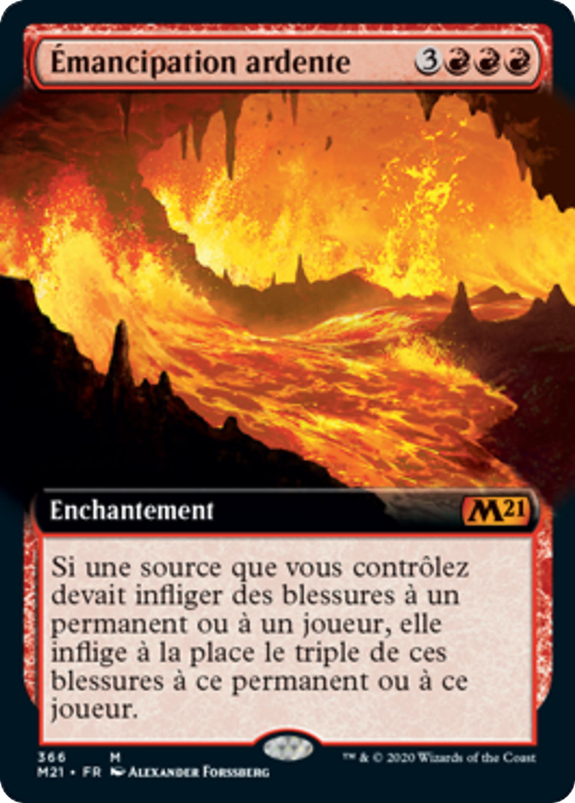 Émancipation ardente — Core Set 2021 — Magic: The Gathering