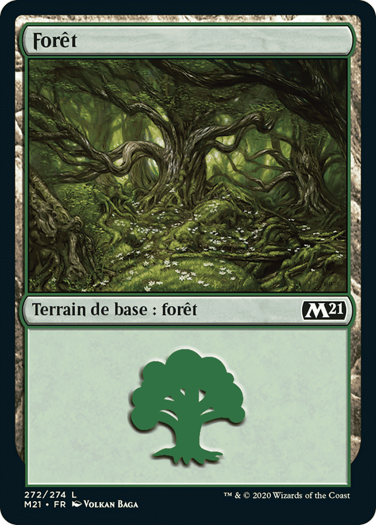 Forêt — Core Set 2021 — Magic: The Gathering