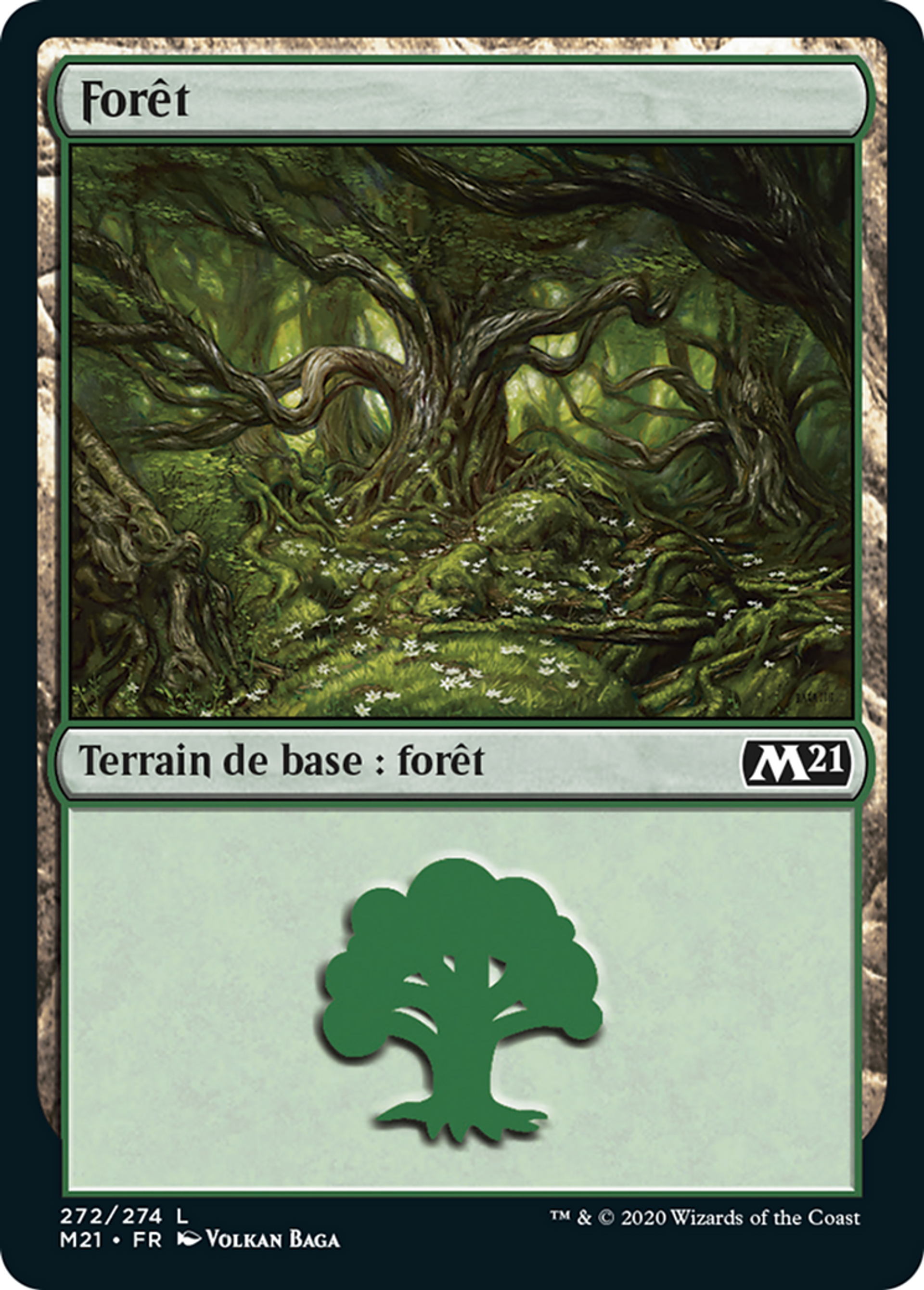 Forêt — Core Set 2021 — Magic: The Gathering