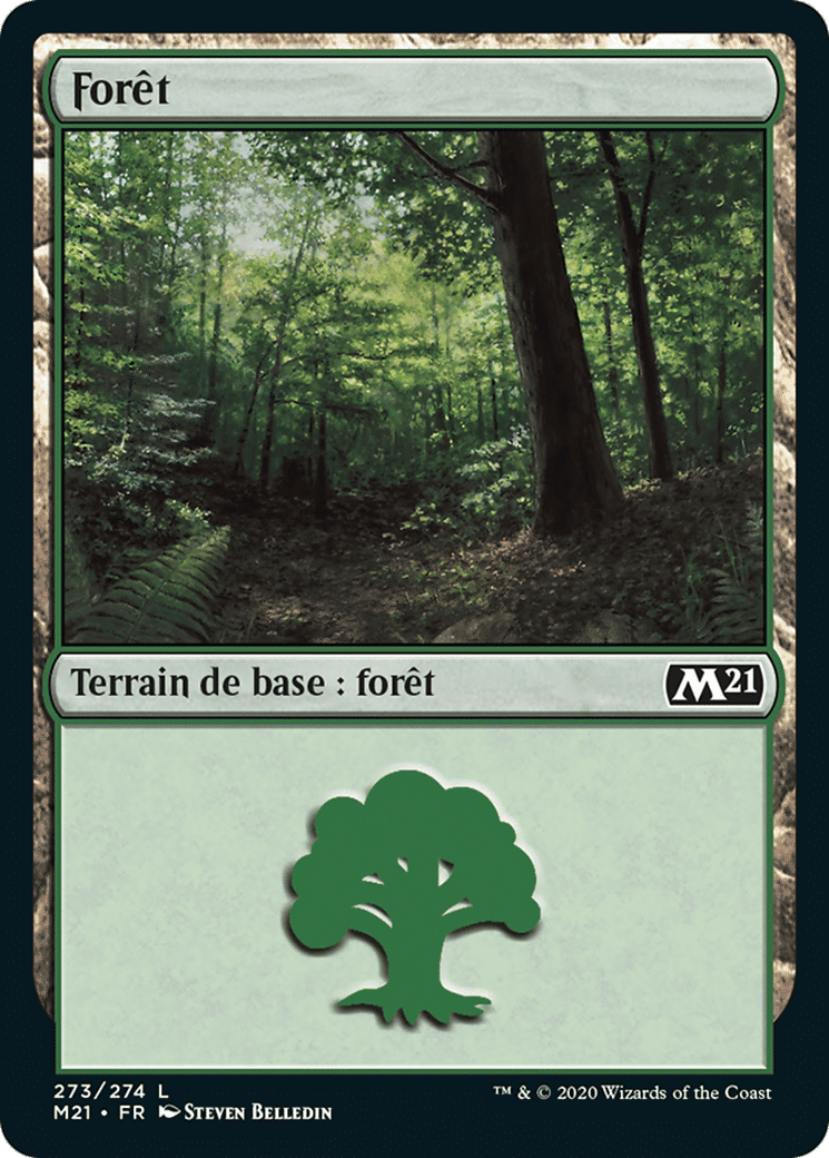 Forêt — Core Set 2021 — Magic: The Gathering