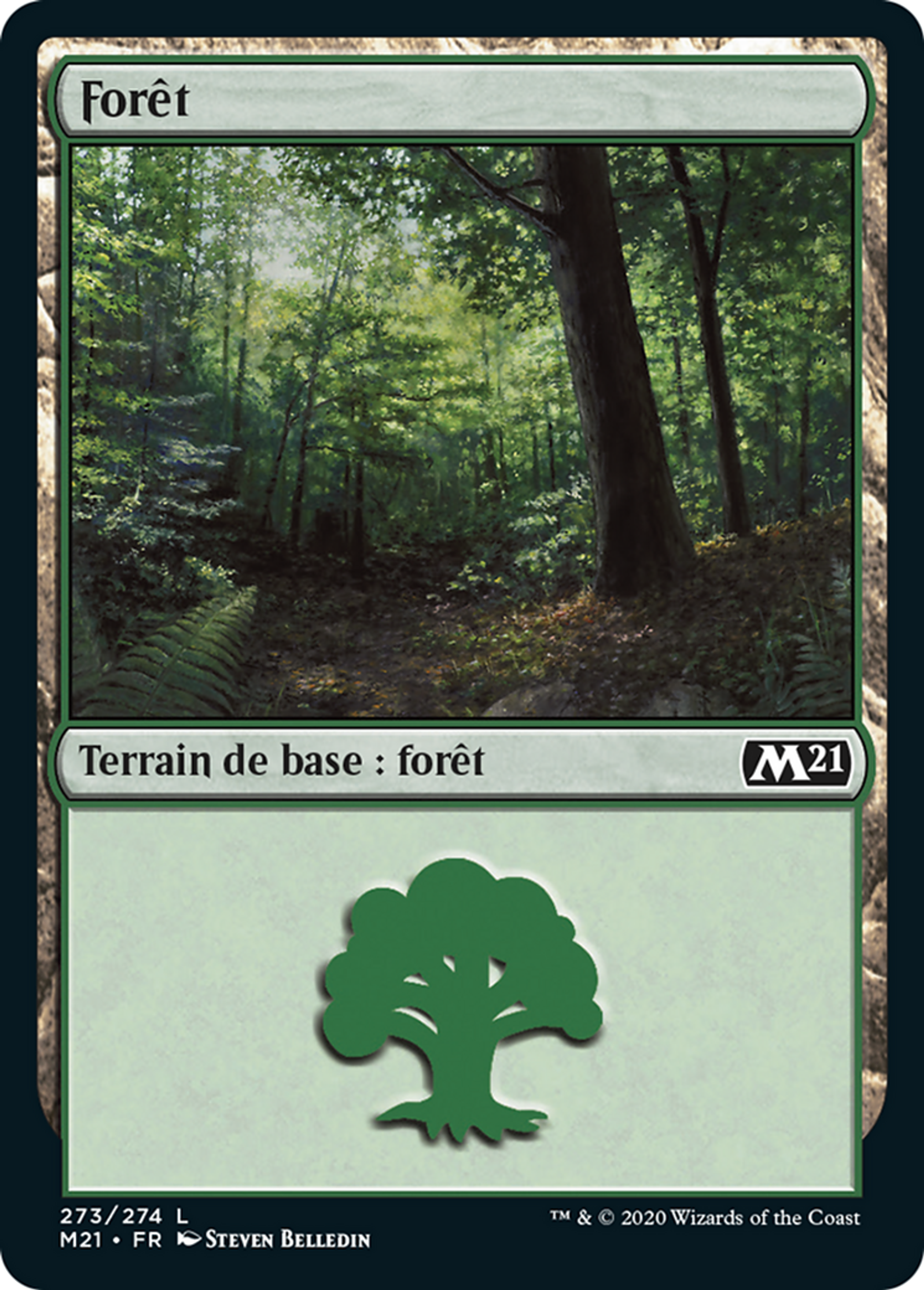 Forêt — Core Set 2021 — Magic: The Gathering