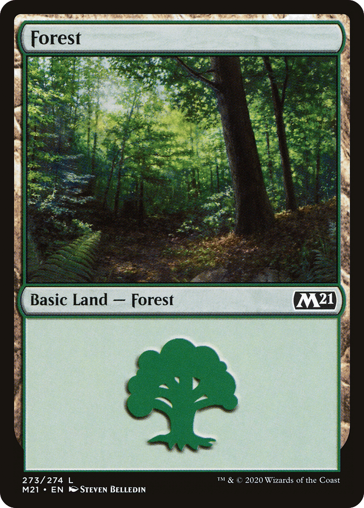 Forest — Core Set 2021 — Magic: The Gathering