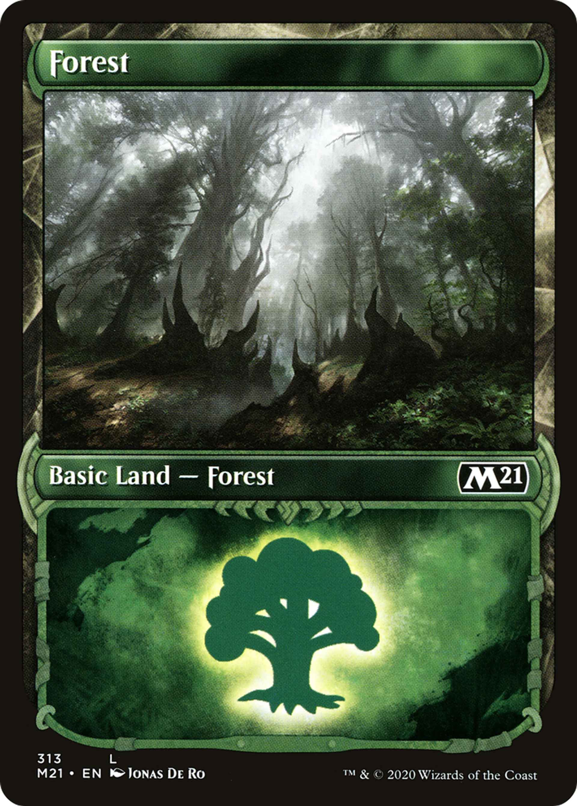 Forêt — Core Set 2021 — Magic: The Gathering