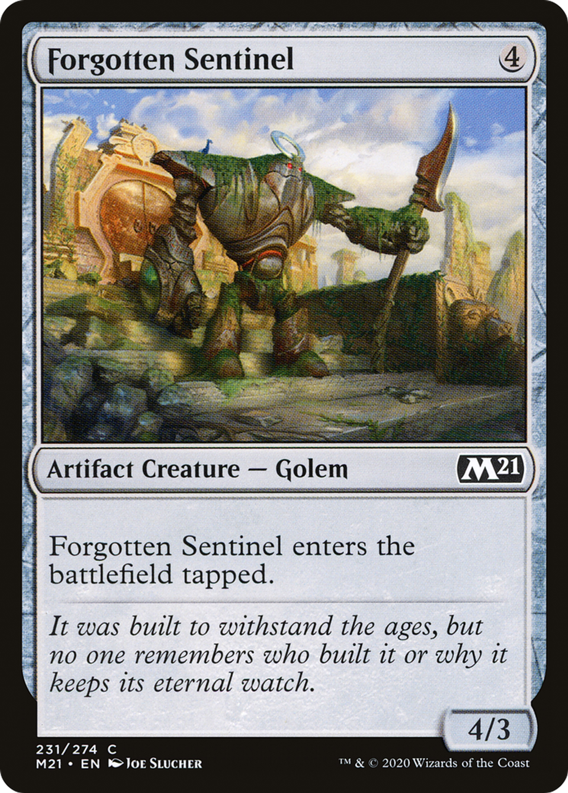Sentinelle oubliée — Core Set 2021 — Magic: The Gathering
