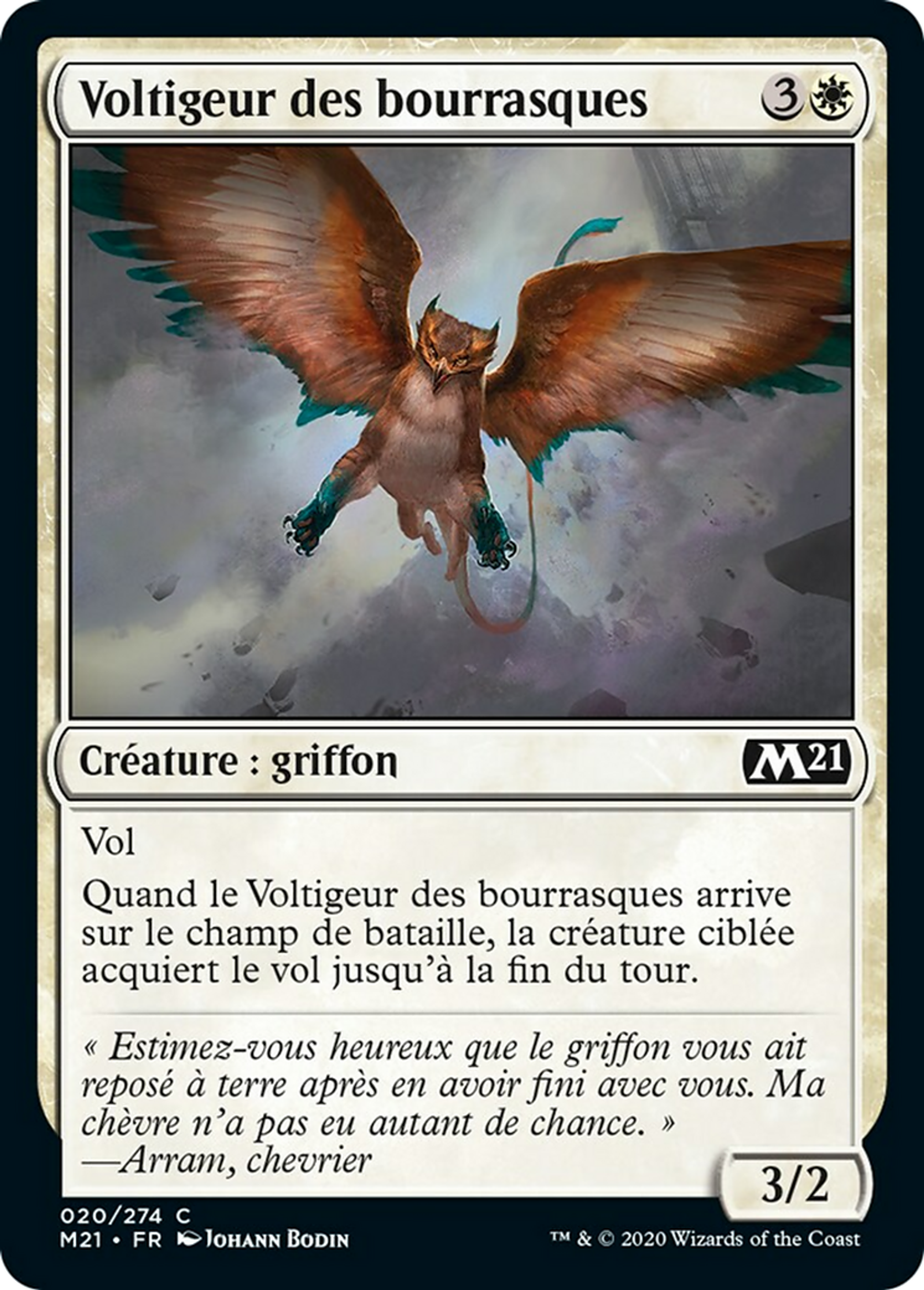 Voltigeur des bourrasques — Core Set 2021 — Magic: The Gathering