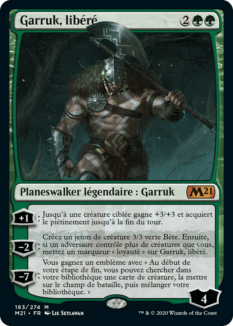 Garruk, libéré — Core Set 2021 — Magic: The Gathering