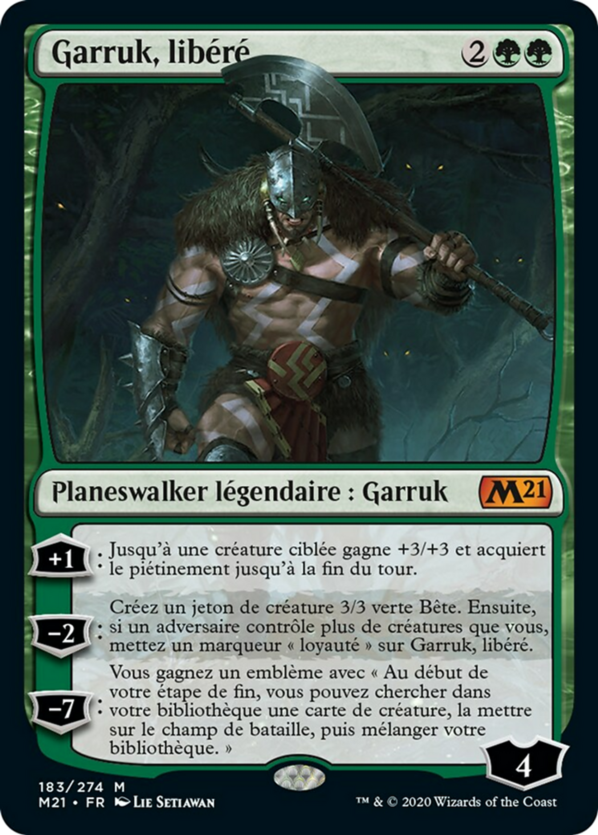 Garruk, libéré — Core Set 2021 — Magic: The Gathering