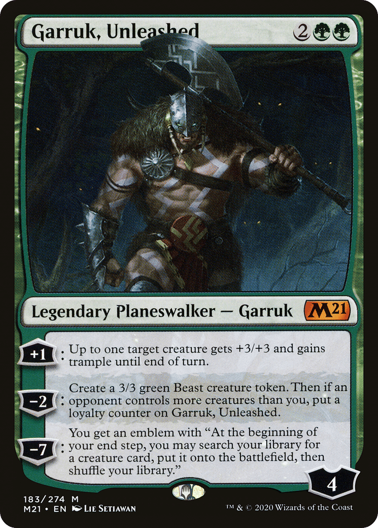 Garruk, Unleashed — Core Set 2021 — Magic: The Gathering