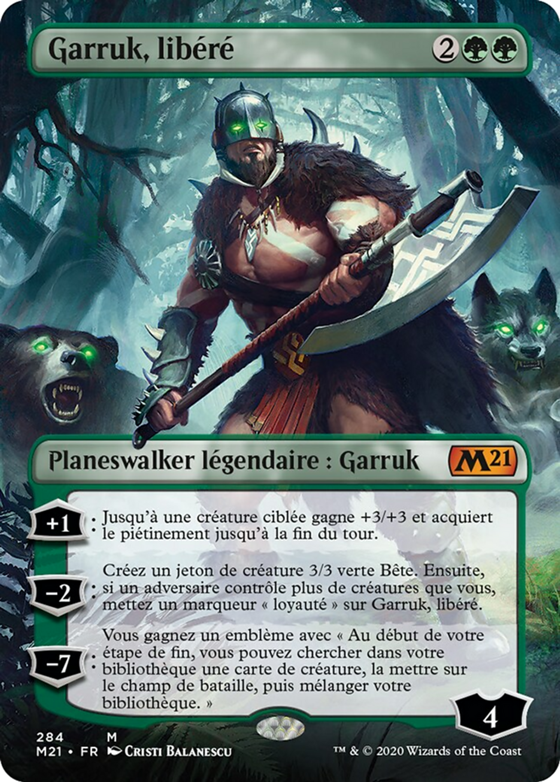 Garruk, libéré — Core Set 2021 — Magic: The Gathering