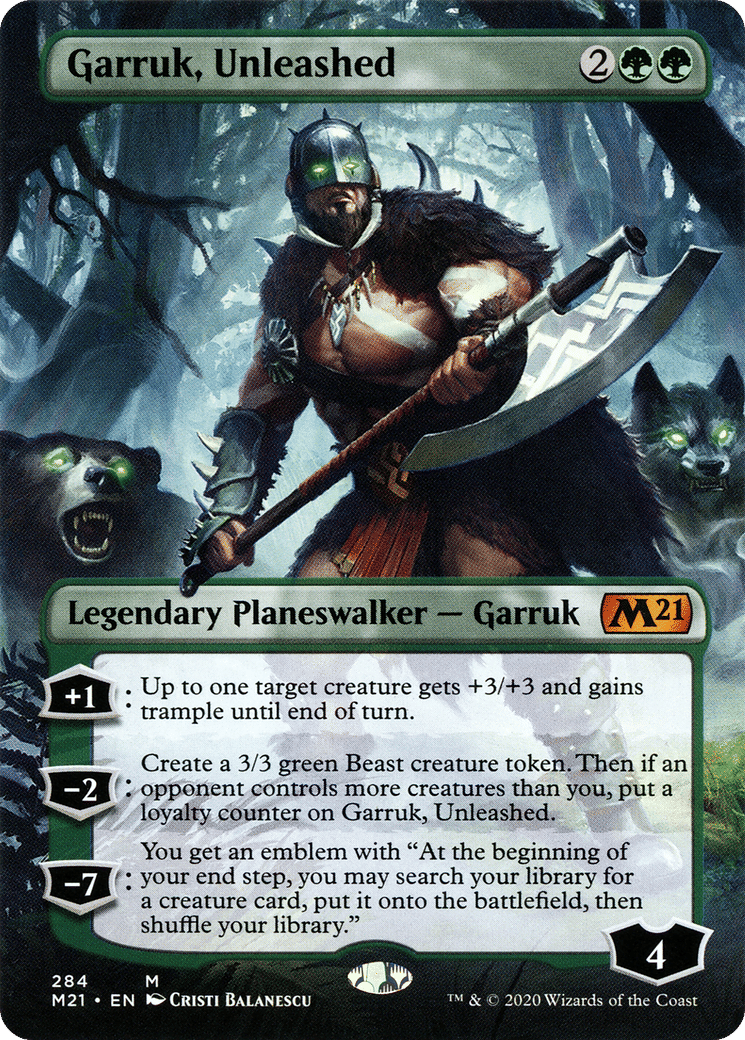 Garruk, Unleashed — Core Set 2021 — Magic: The Gathering