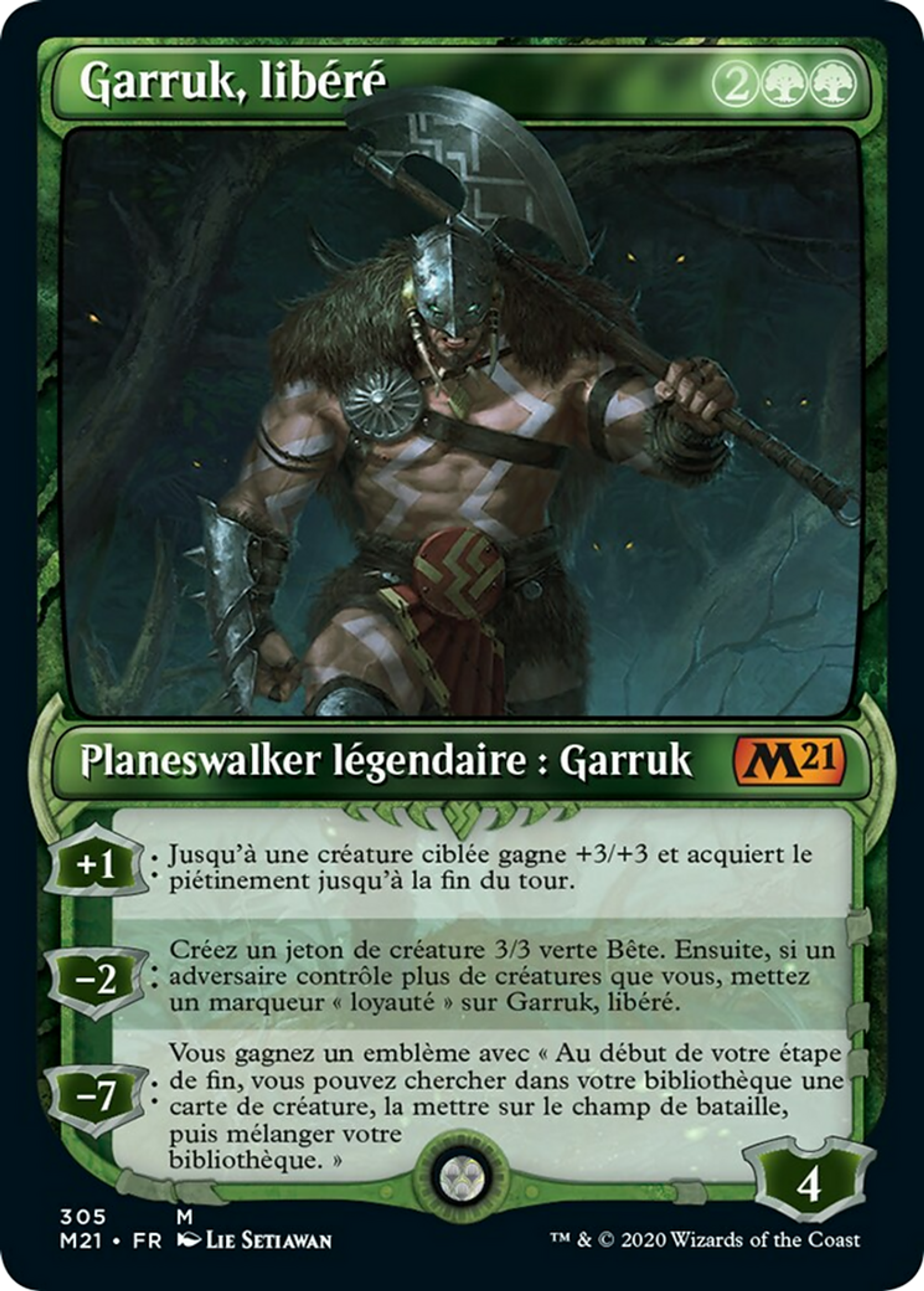 Garruk, libéré — Core Set 2021 — Magic: The Gathering