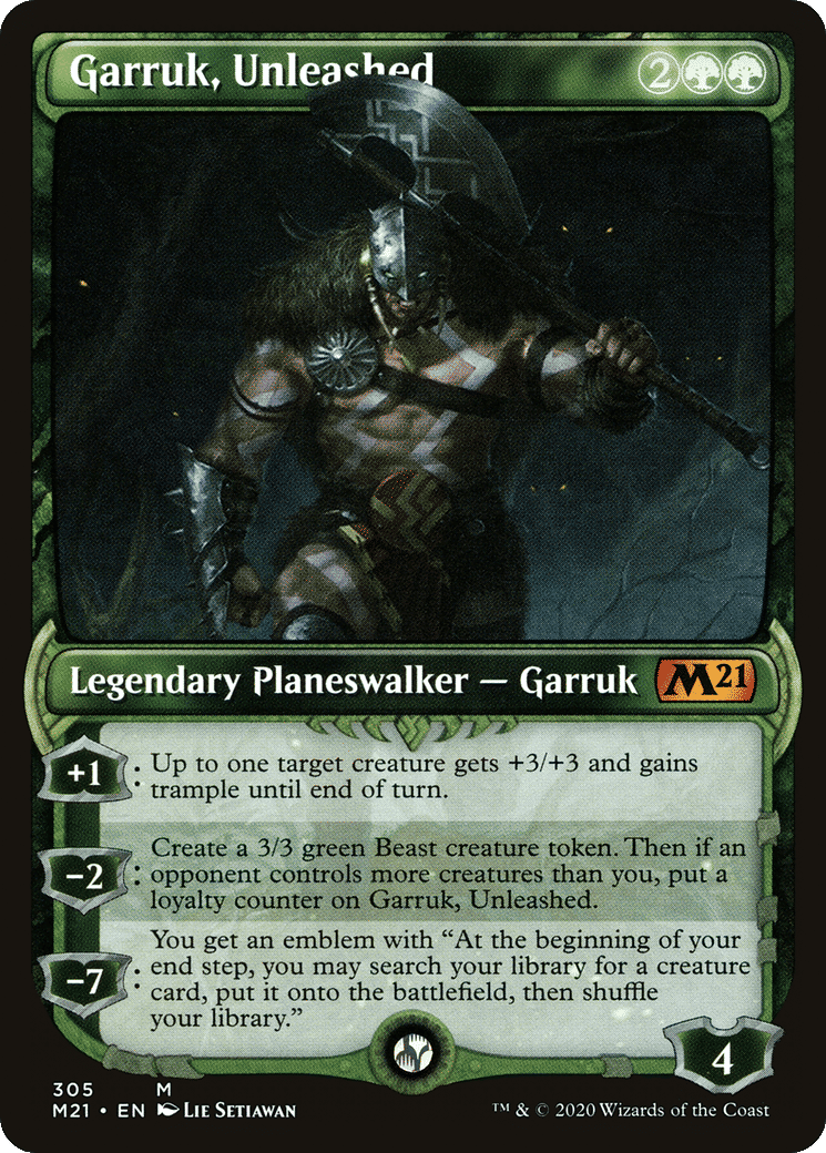 Garruk, Unleashed — Core Set 2021 — Magic: The Gathering