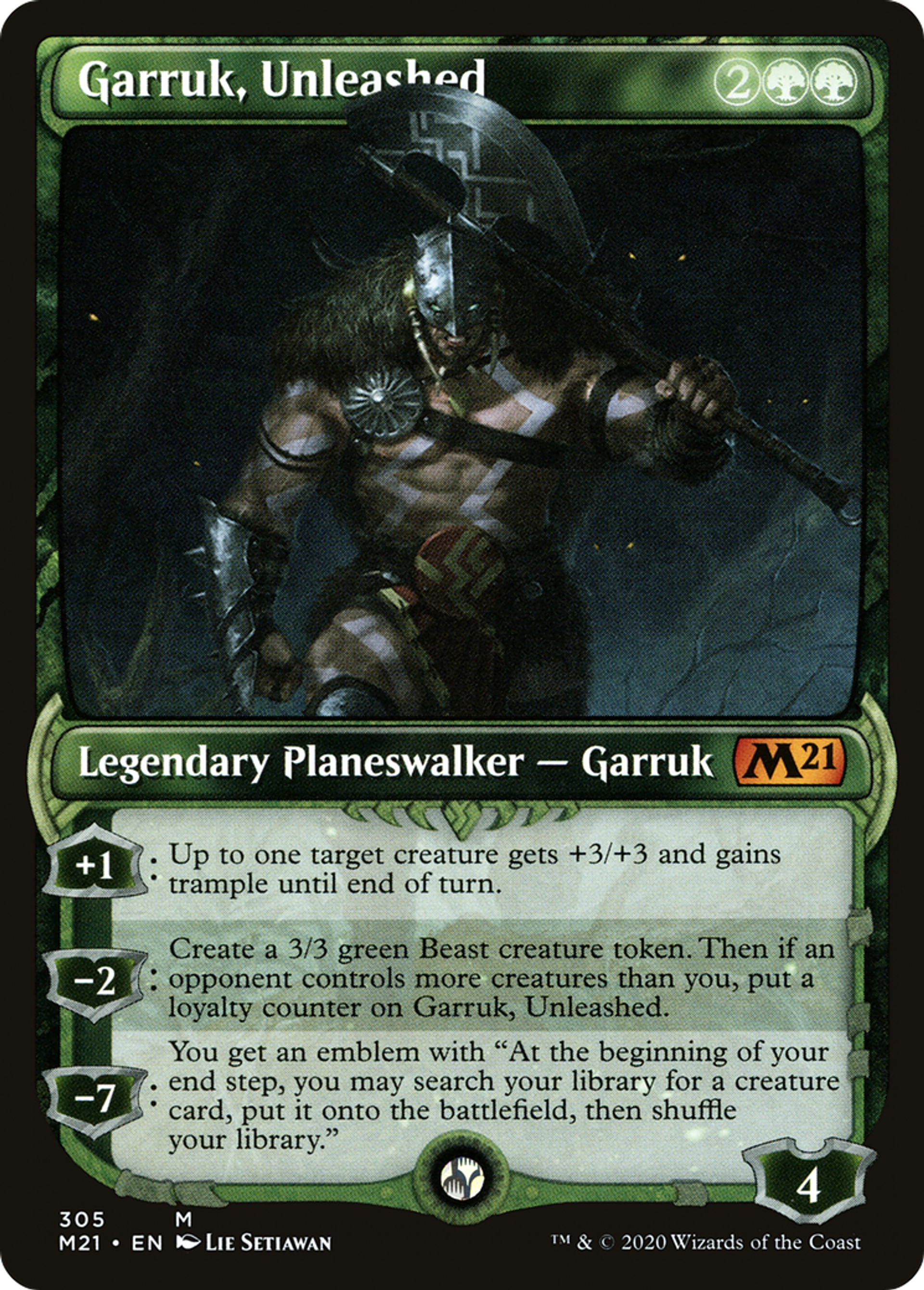 Garruk, Unleashed — Core Set 2021 — Magic: The Gathering