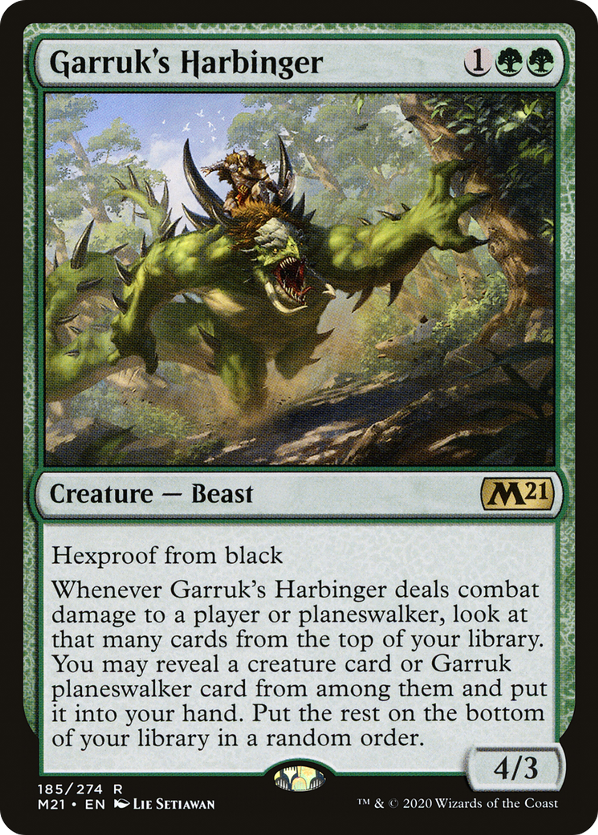 Annonciateur de Garruk — Core Set 2021 — Magic: The Gathering