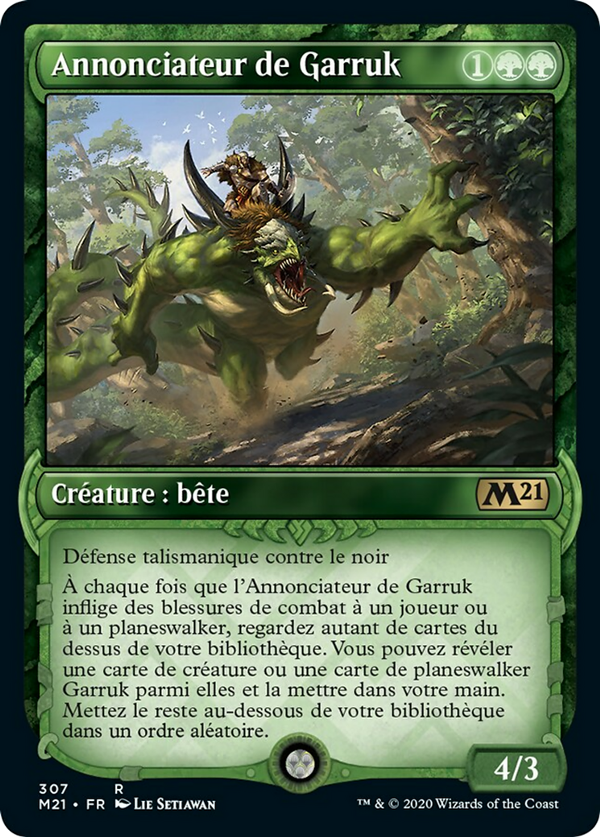 Annonciateur de Garruk — Core Set 2021 — Magic: The Gathering
