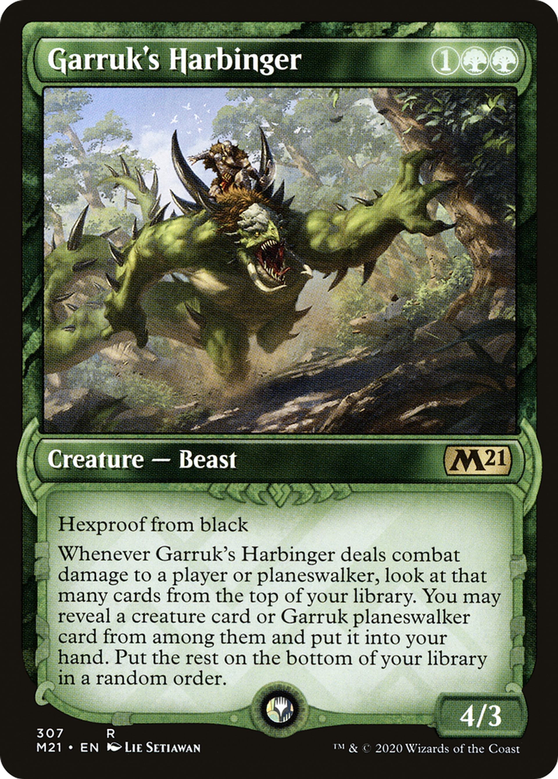 Garruk's Harbinger — Core Set 2021 — Magic: The Gathering
