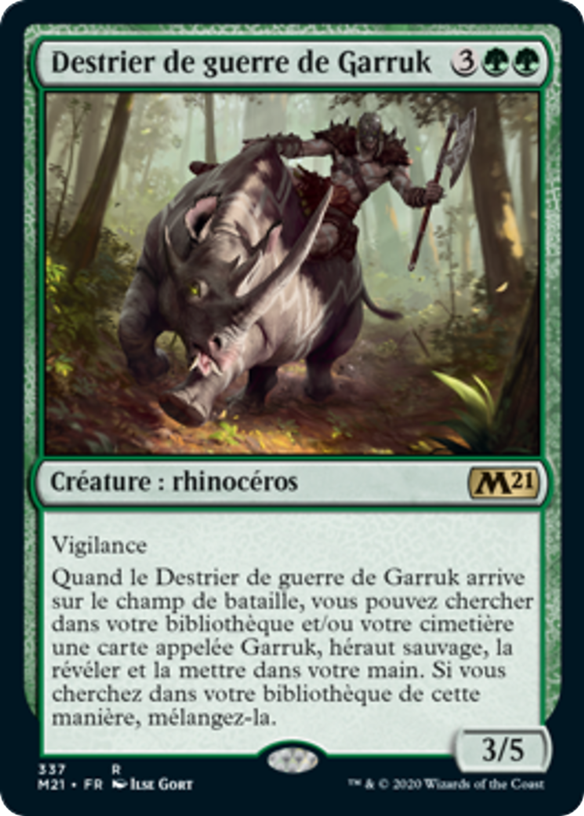 Destrier de guerre de Garruk — Core Set 2021 — Magic: The Gathering
