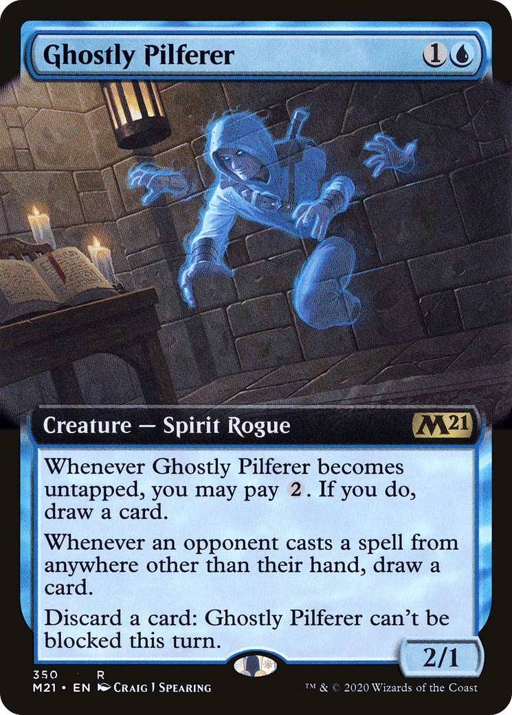 Ghostly Pilferer — Core Set 2021 — Magic: The Gathering