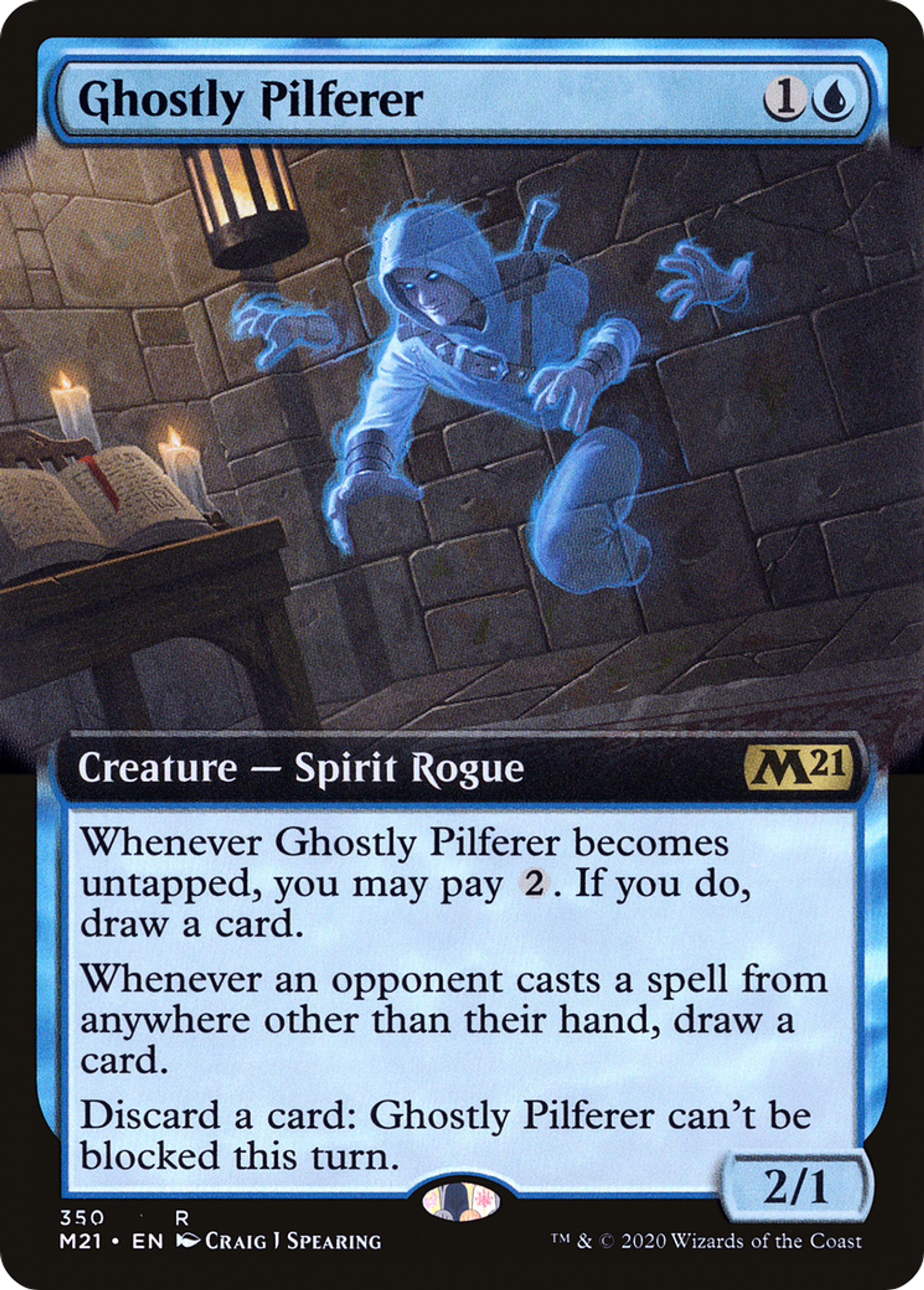 Chapardeur fantomal — Core Set 2021 — Magic: The Gathering